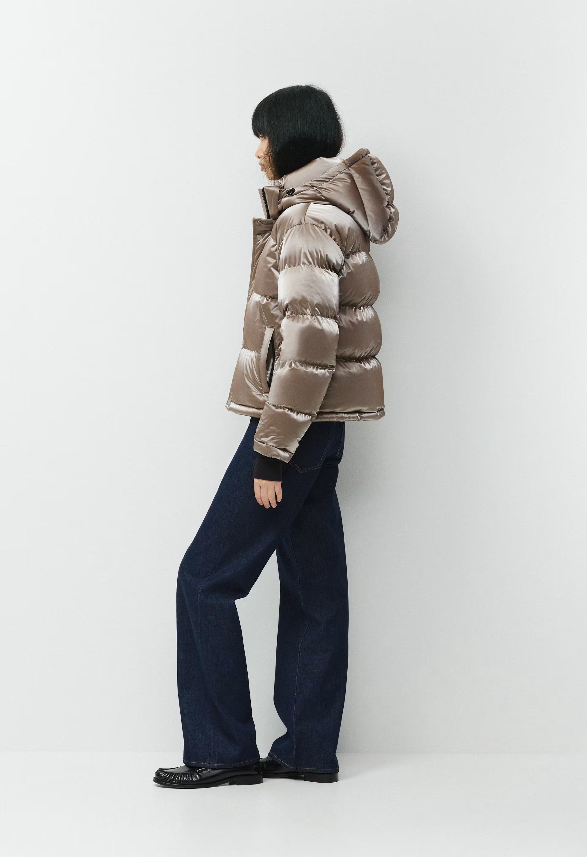 The Super Puff™ Shorty - Liquid Shine - MODERN TAUPE