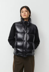 The Super Puff™ Vest - Hi-Gloss - BLACK