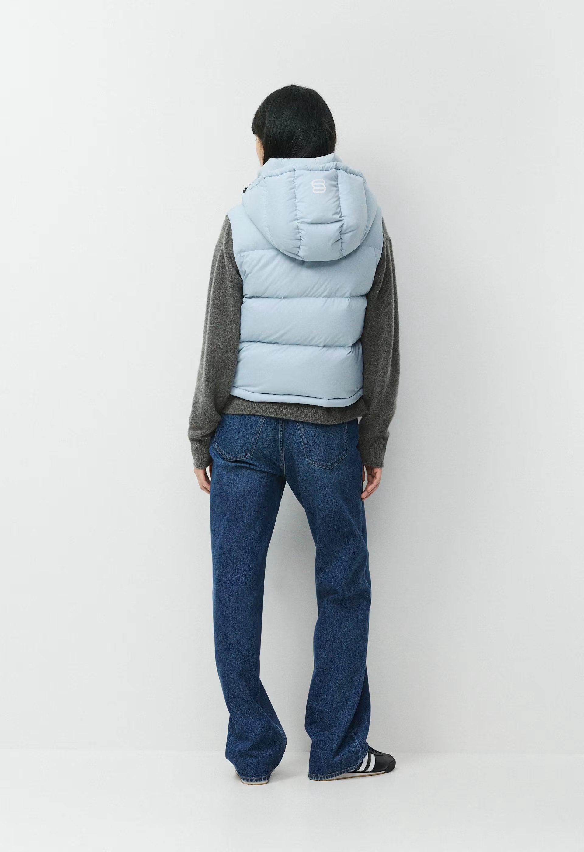 The Super Puff™ Shorty Vest - cliMATTE™ - DEW BLUE