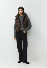 The Super Puff™ Shorty Vest - cliMATTE™ - RICH MOCHA BROWN