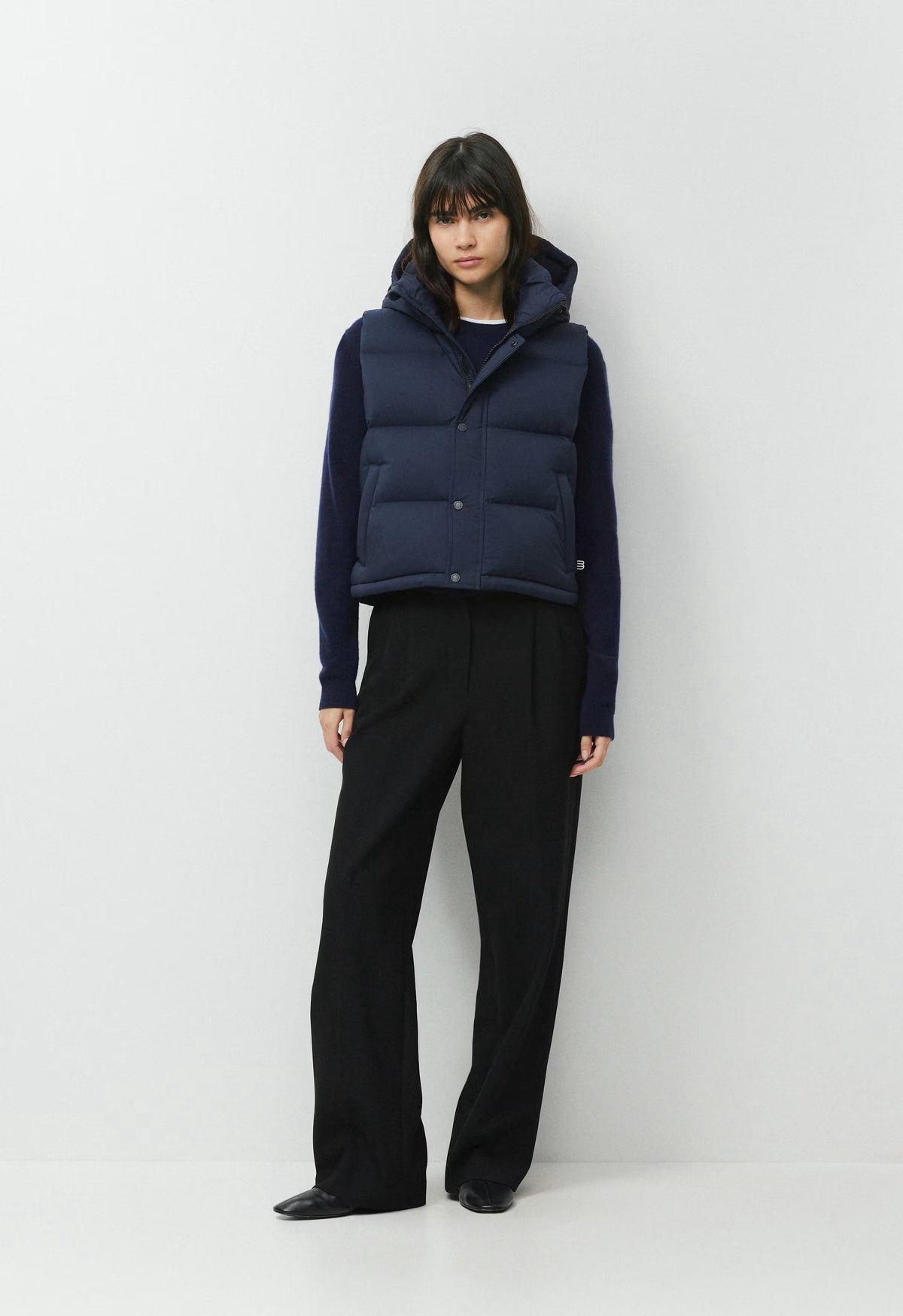 The Super Puff™ Shorty Vest - cliMATTE™ - ADMIRAL NAVY