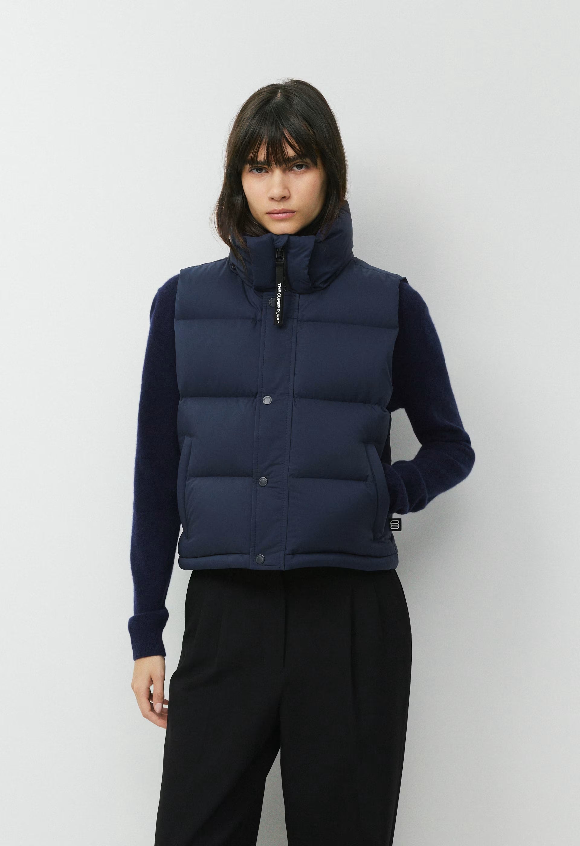 The Super Puff™ Shorty Vest - cliMATTE™ - ADMIRAL NAVY