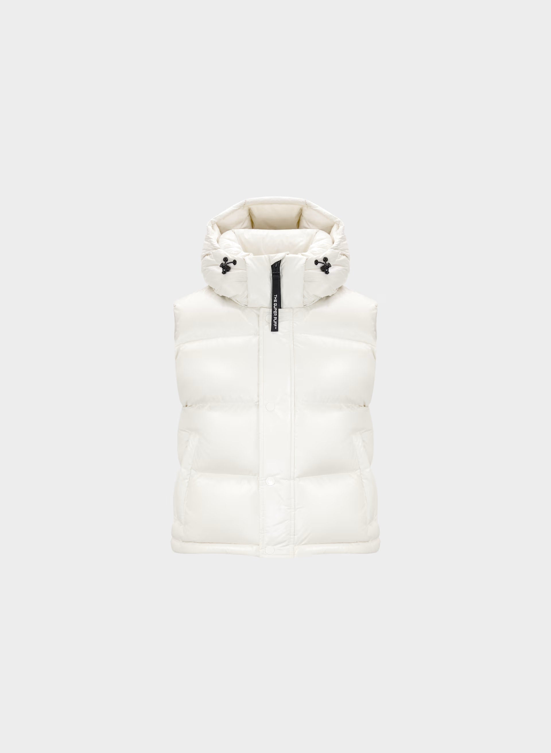 The Super Puff™ Shorty Vest - Hi-Gloss - BIRCH