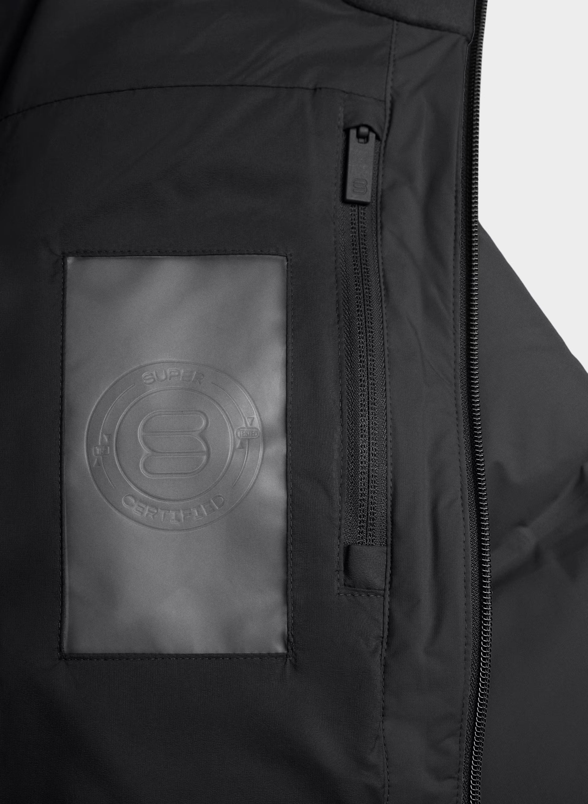 The Super Puff₂O™ Long - Rainstop™ - BLACK