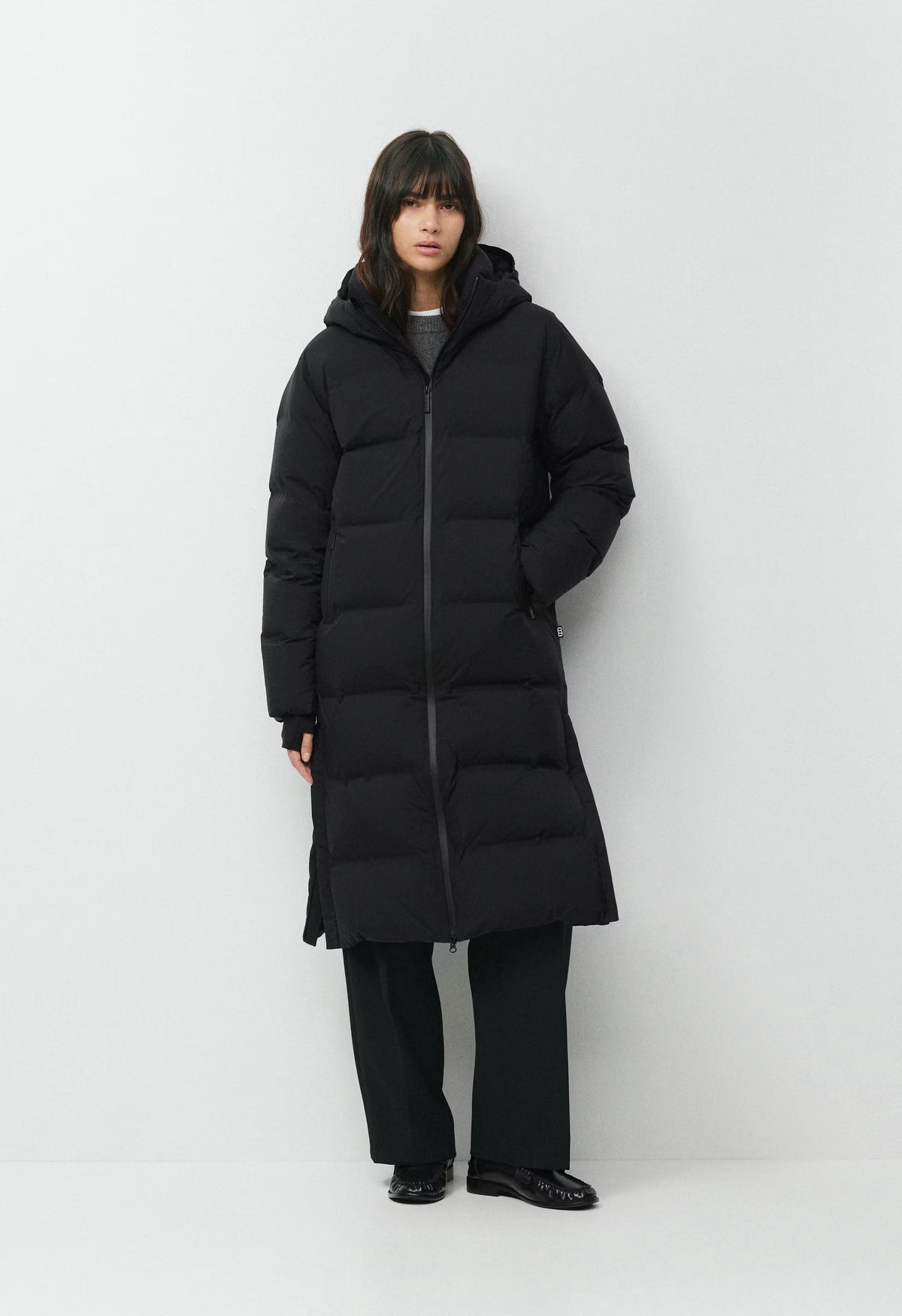 The Super Puff₂O™ Long - Rainstop™ - BLACK