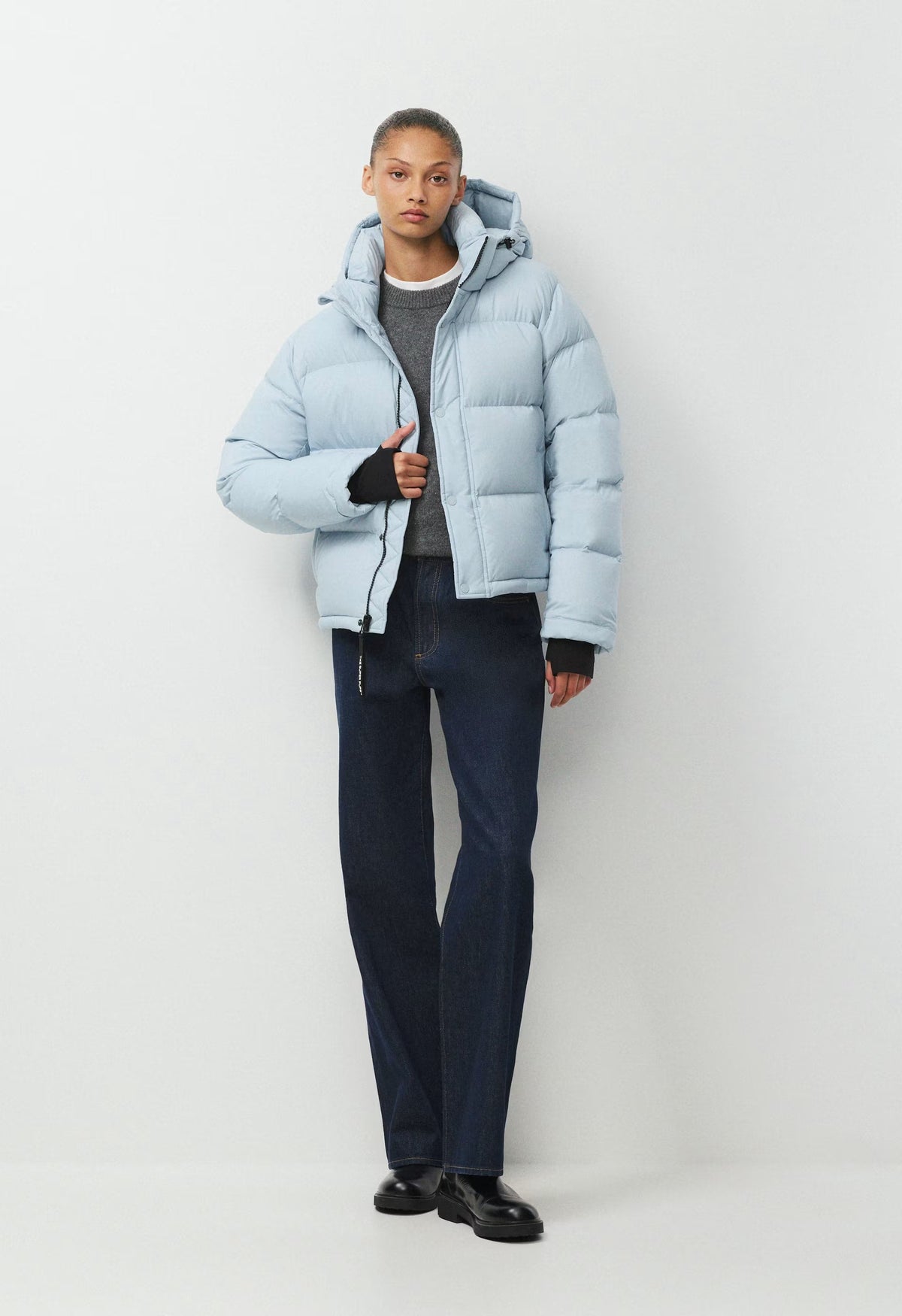 The Super Puff™ Shorty - cliMATTE™ - DEW BLUE