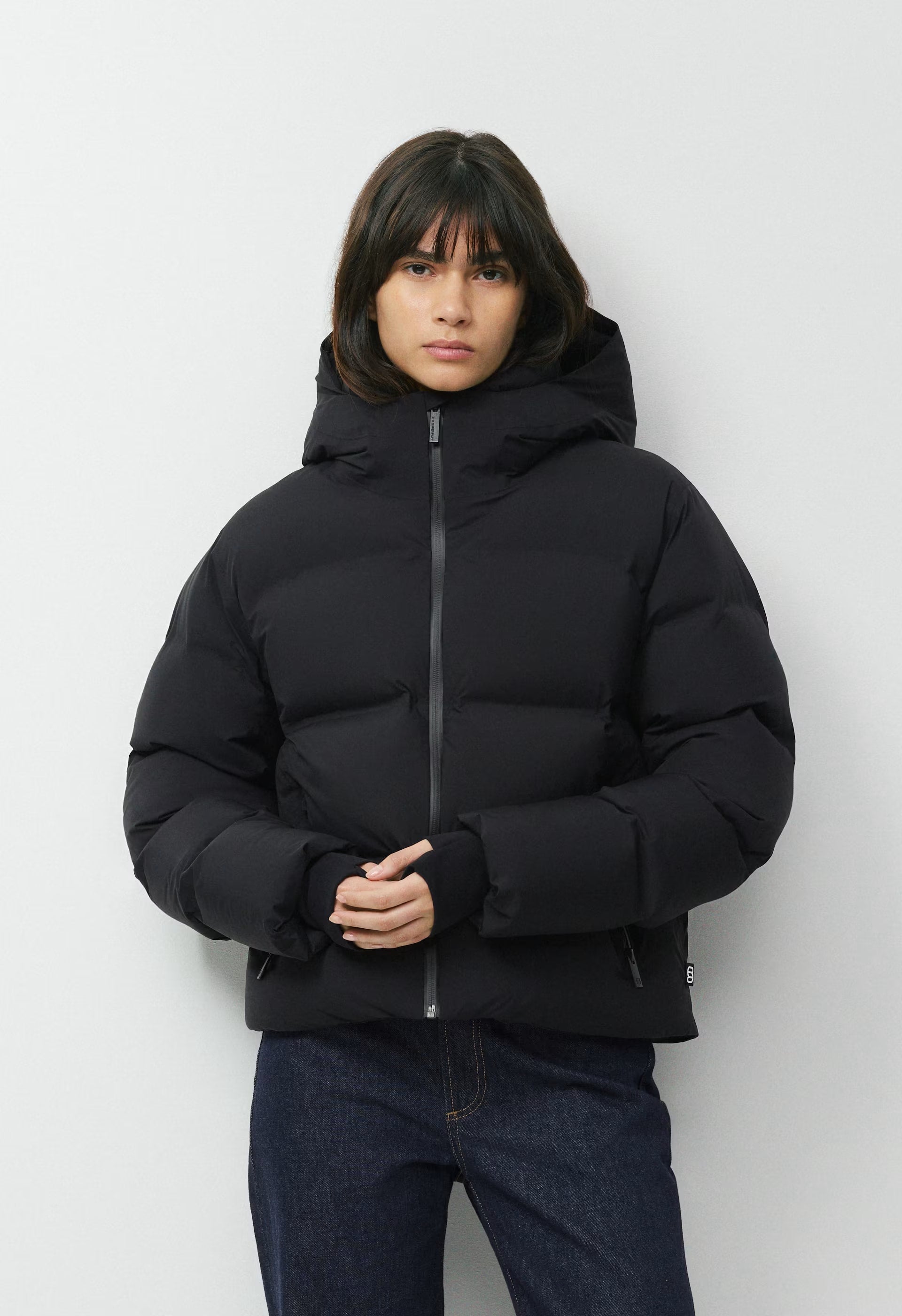 The Super Puff₂O™ Shorty - Rainstop™ - BLACK