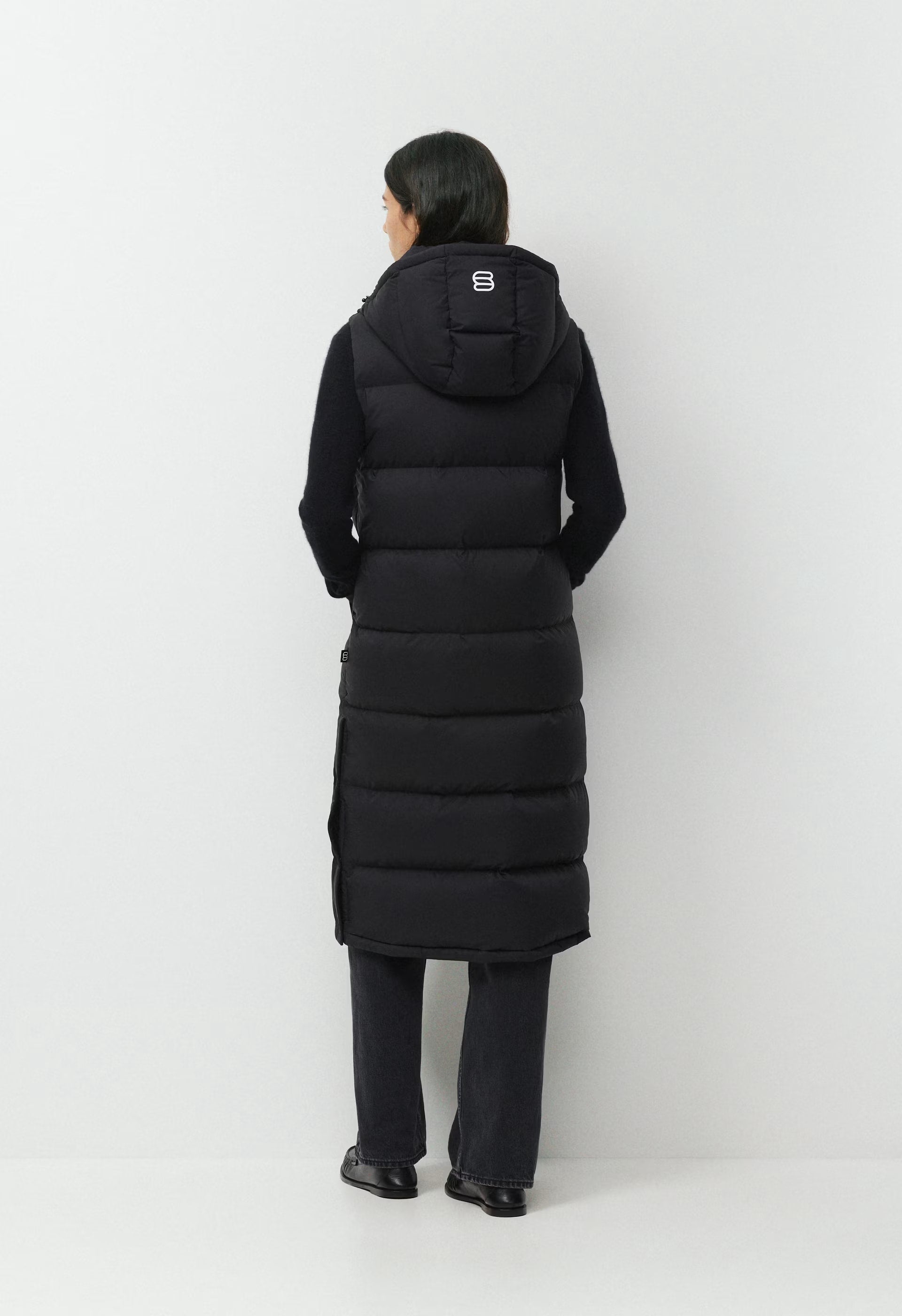 The Super Puff™ Long Vest - cliMATTE™ - BLACK