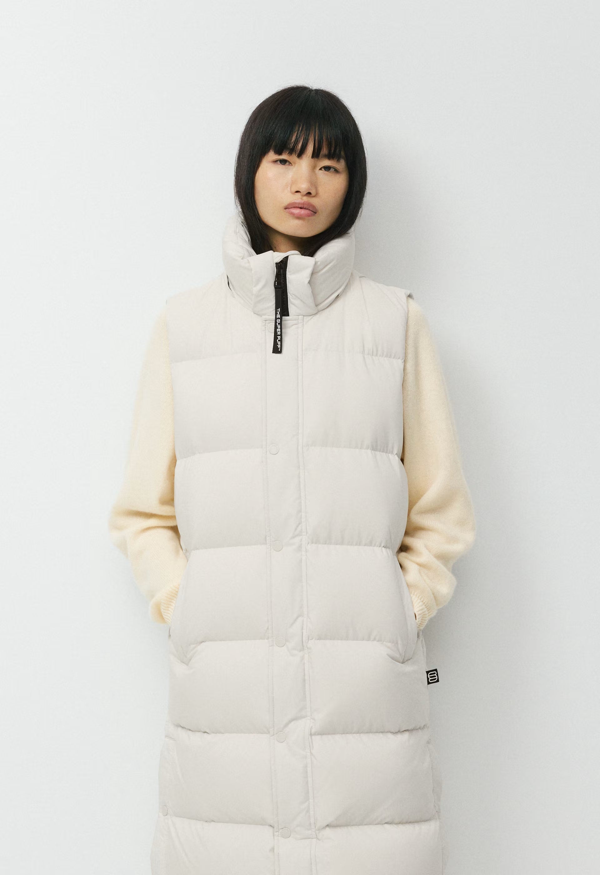 The Super Puff™ Long Vest - cliMATTE™ - MATTE PEARL