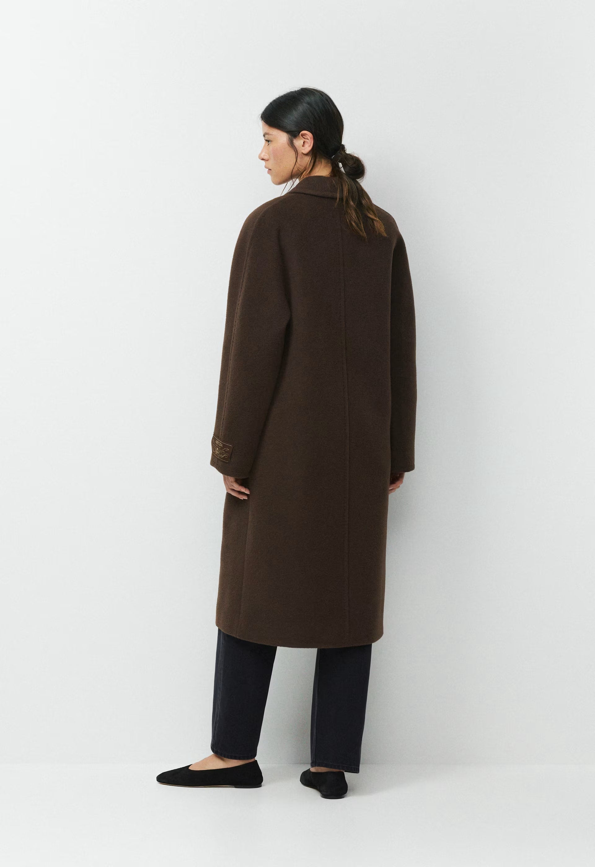 The Slouch™ Coat - (Re)Camel Wool - BURNT CEDAR