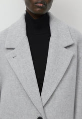 The Only Coat - Soft Wool Cashmere - HEATHER LIGHT GREY