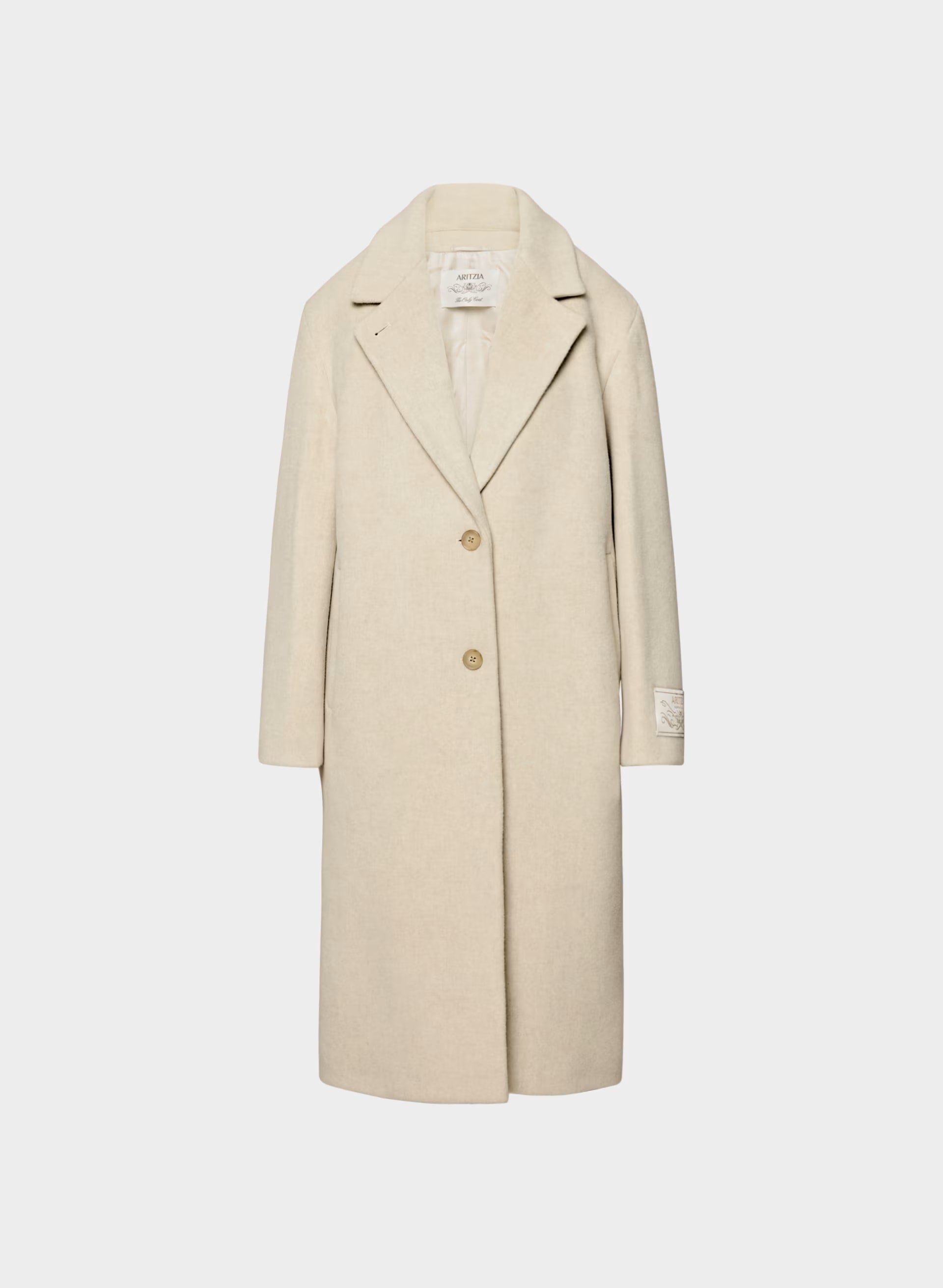 The Only Coat - Soft Wool Cashmere - HEATHER LIGHT OATMEAL