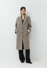 The Only Coat - Soft Wool Cashmere - HEATHER NOMAD TAUPE