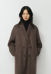 The Slouch™ Double-Faced Coat - Luxe (Re)Wool - SOOT