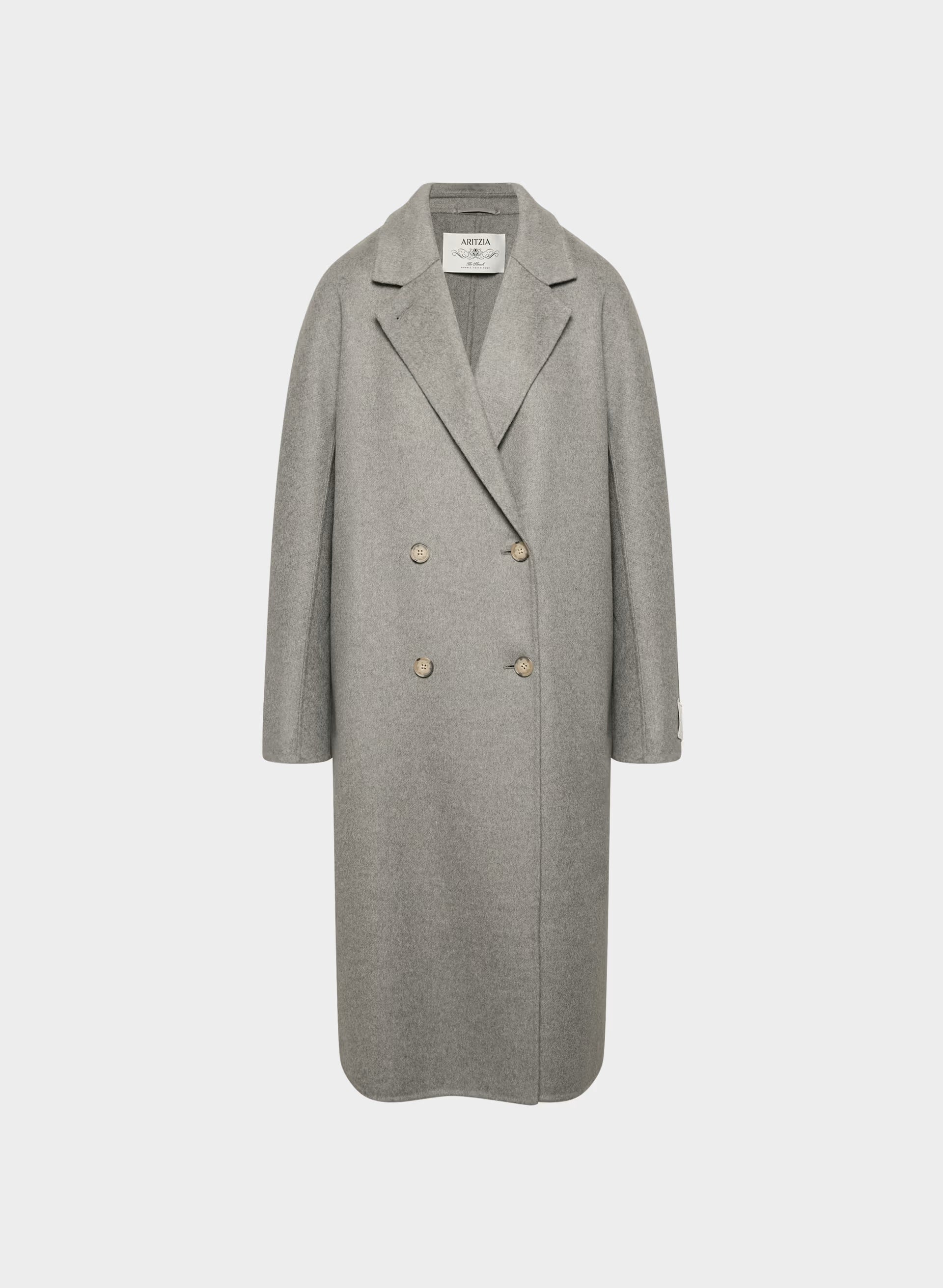 The Slouch™ Double-Faced Coat - Luxe (Re)Wool - HEATHER DARK TAUPE