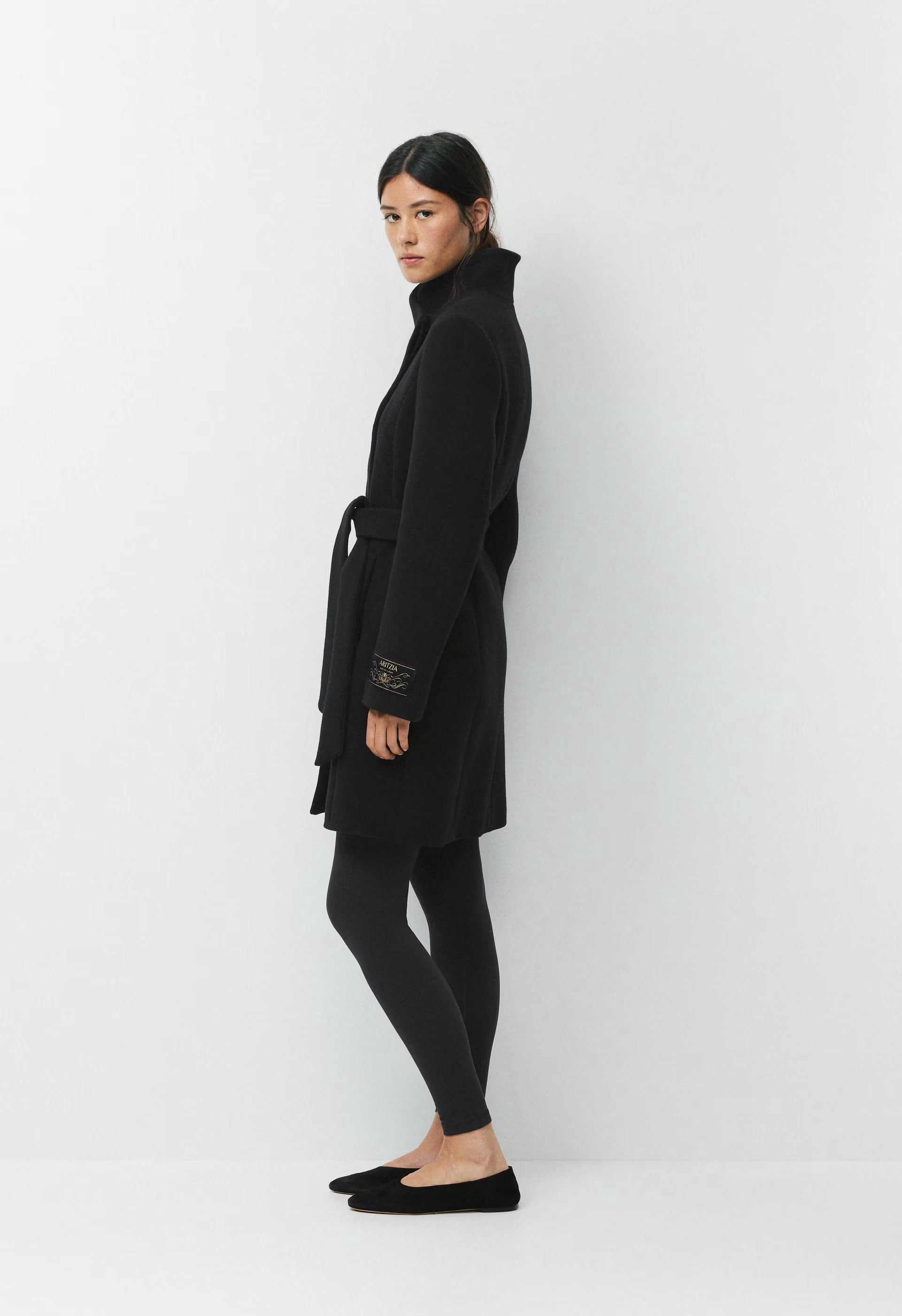 The Connor Coat - Soft Wool Cashmere - BLACK
