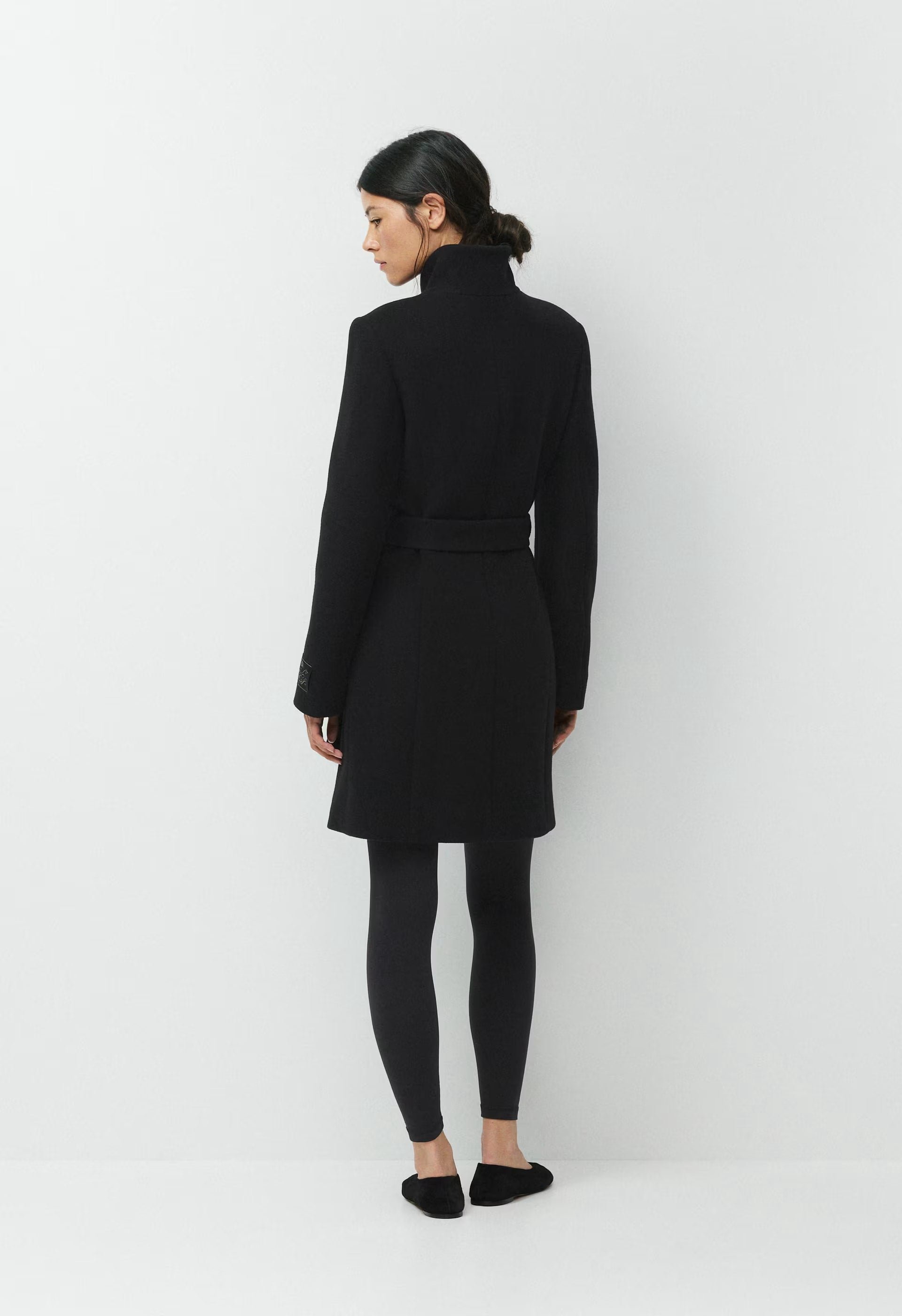 The Connor Coat - Soft Wool Cashmere - BLACK