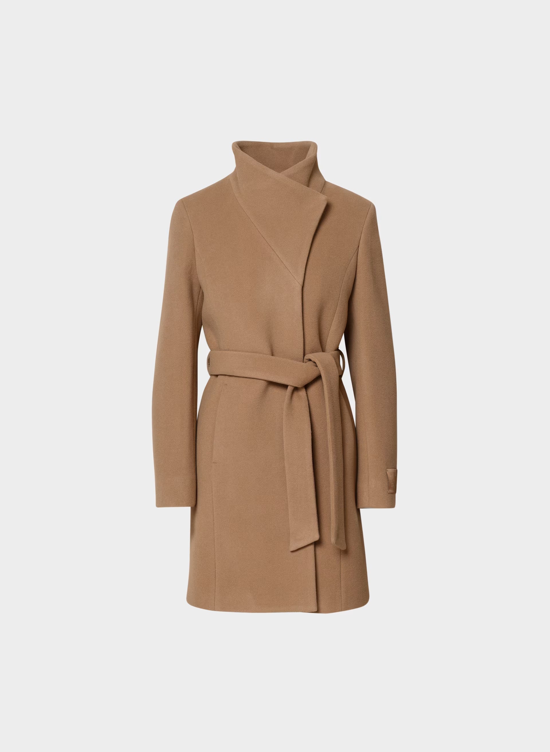 The Connor Coat - Soft Wool Cashmere - GOLDEN BROWN