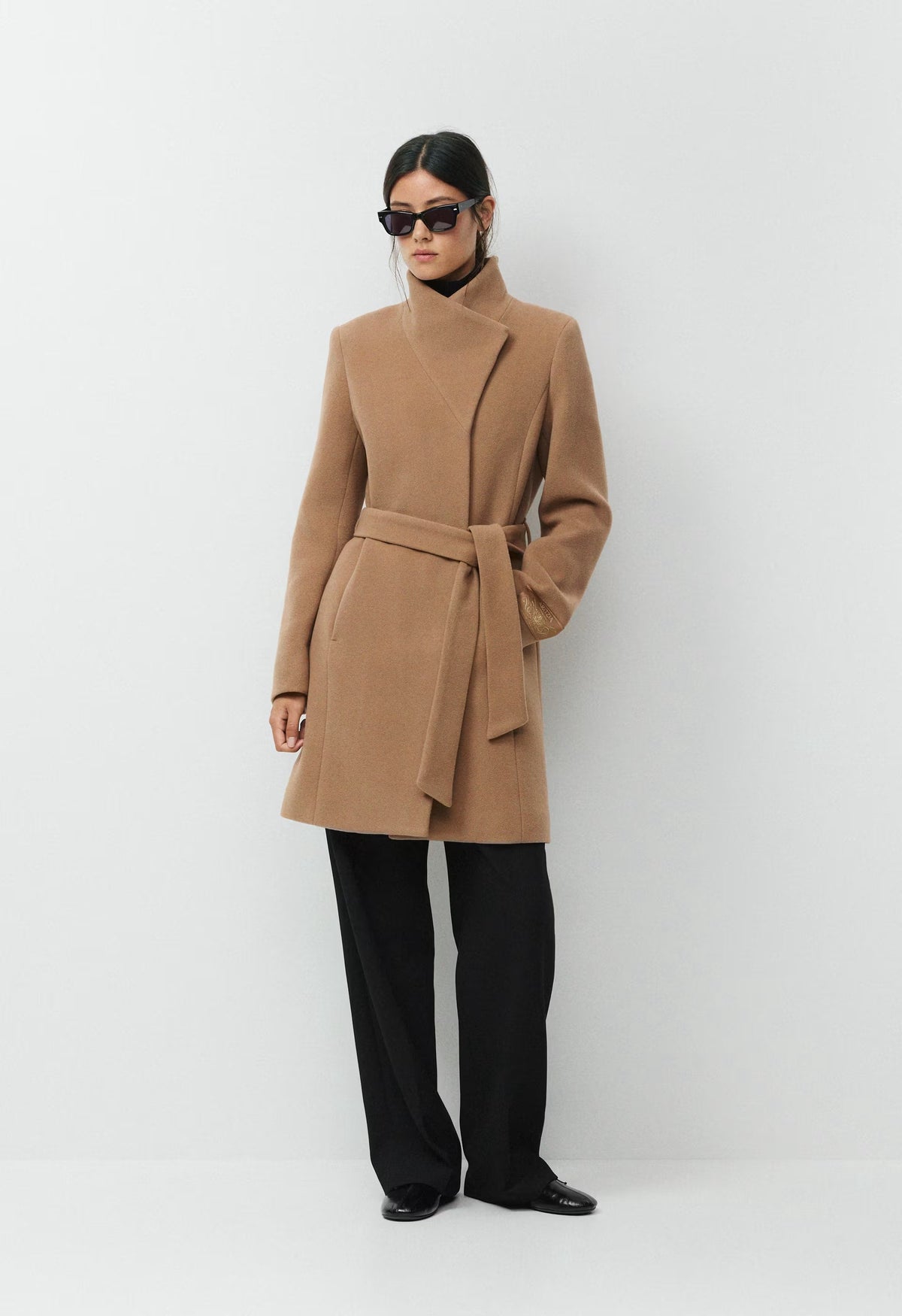 The Connor Coat - Soft Wool Cashmere - GOLDEN BROWN
