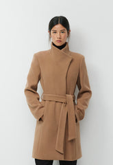 The Connor Coat - Soft Wool Cashmere - GOLDEN BROWN