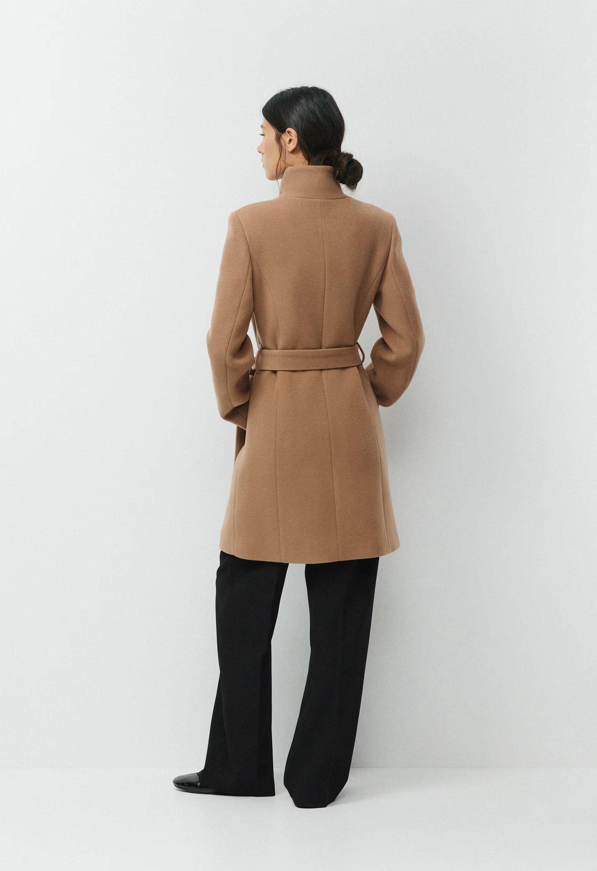 The Connor Coat - Soft Wool Cashmere - GOLDEN BROWN