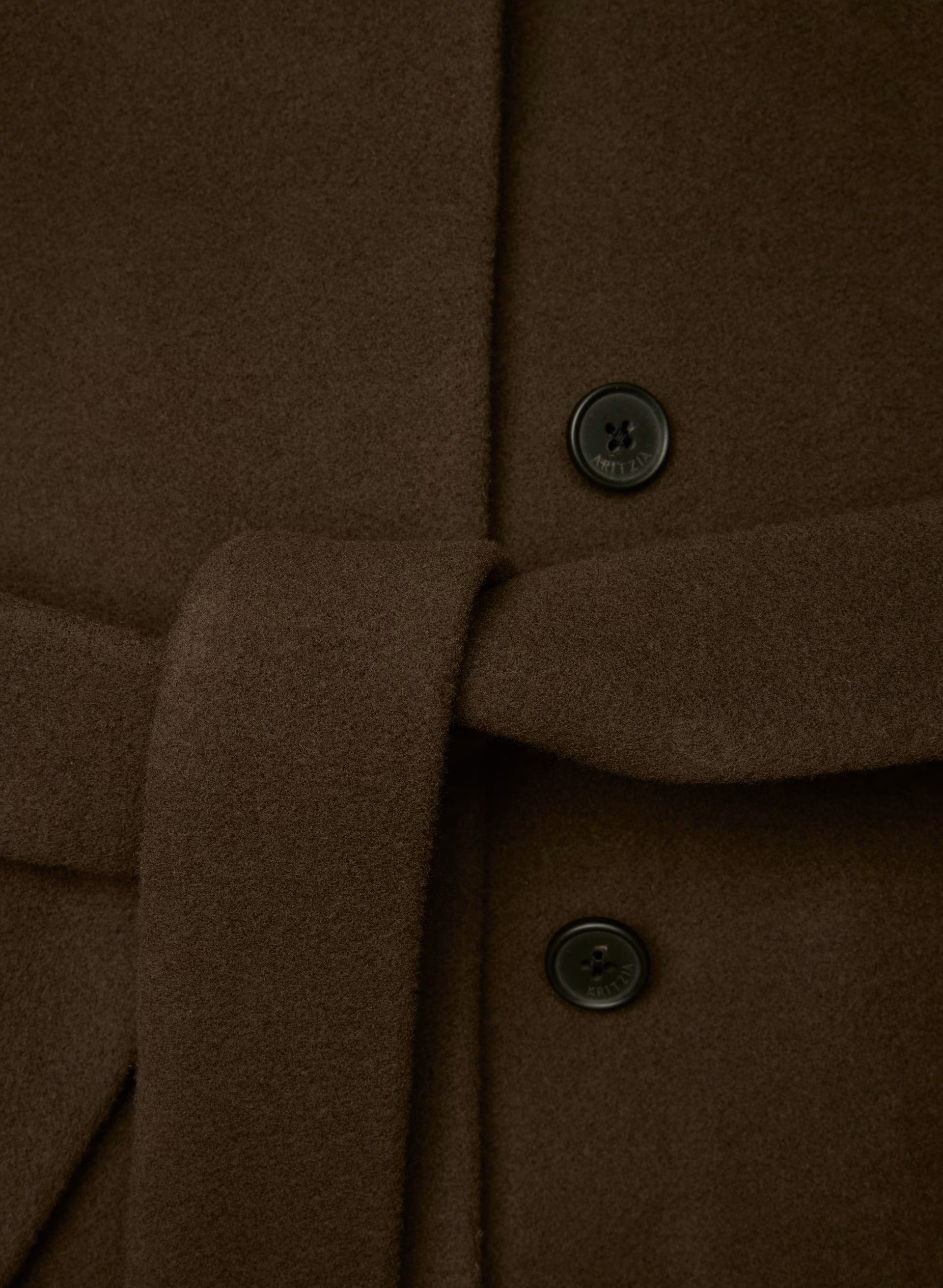 The Connor Coat - Soft Wool Cashmere - RICH MOCHA BROWN