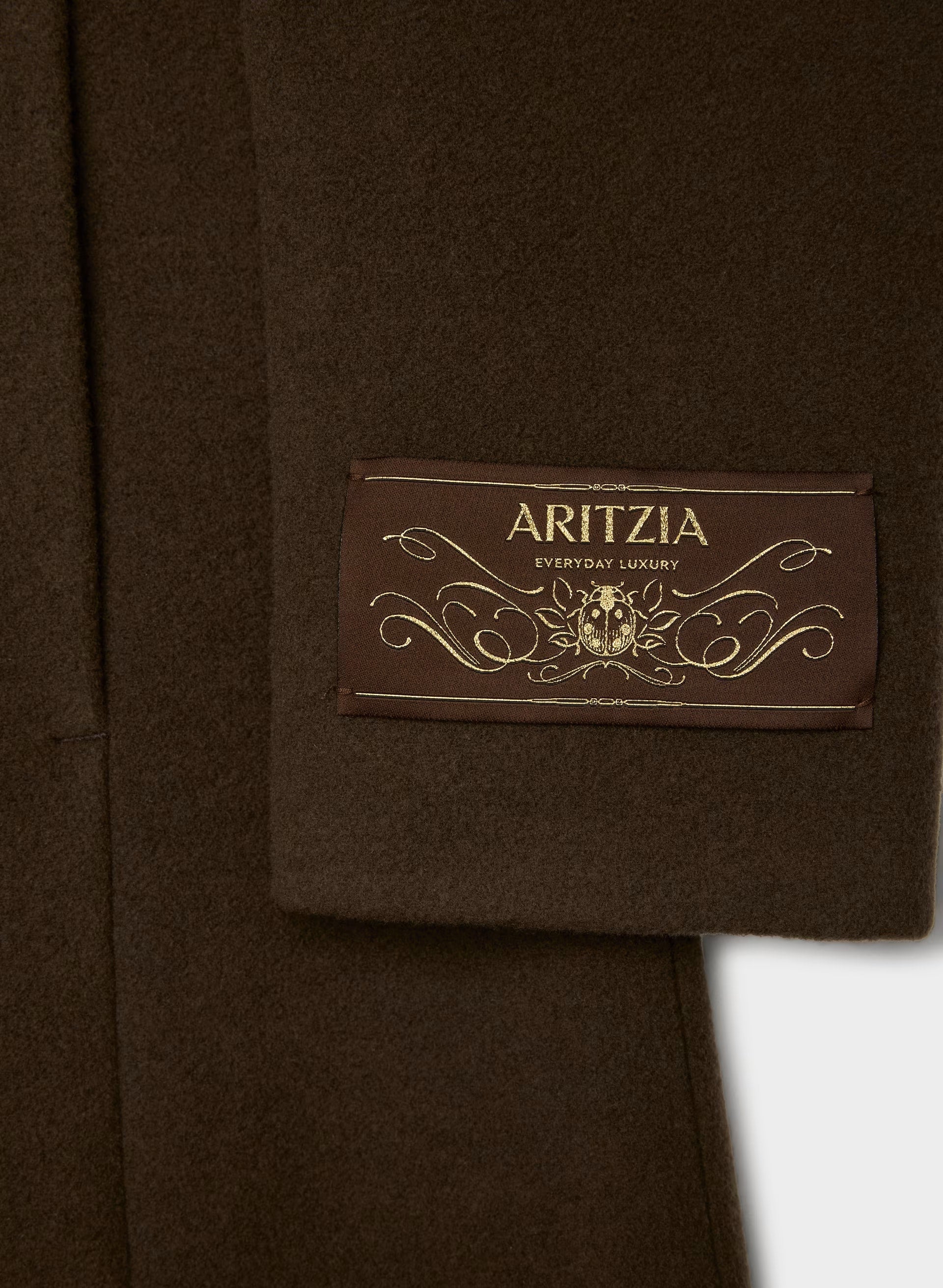 The Connor Coat - Soft Wool Cashmere - RICH MOCHA BROWN
