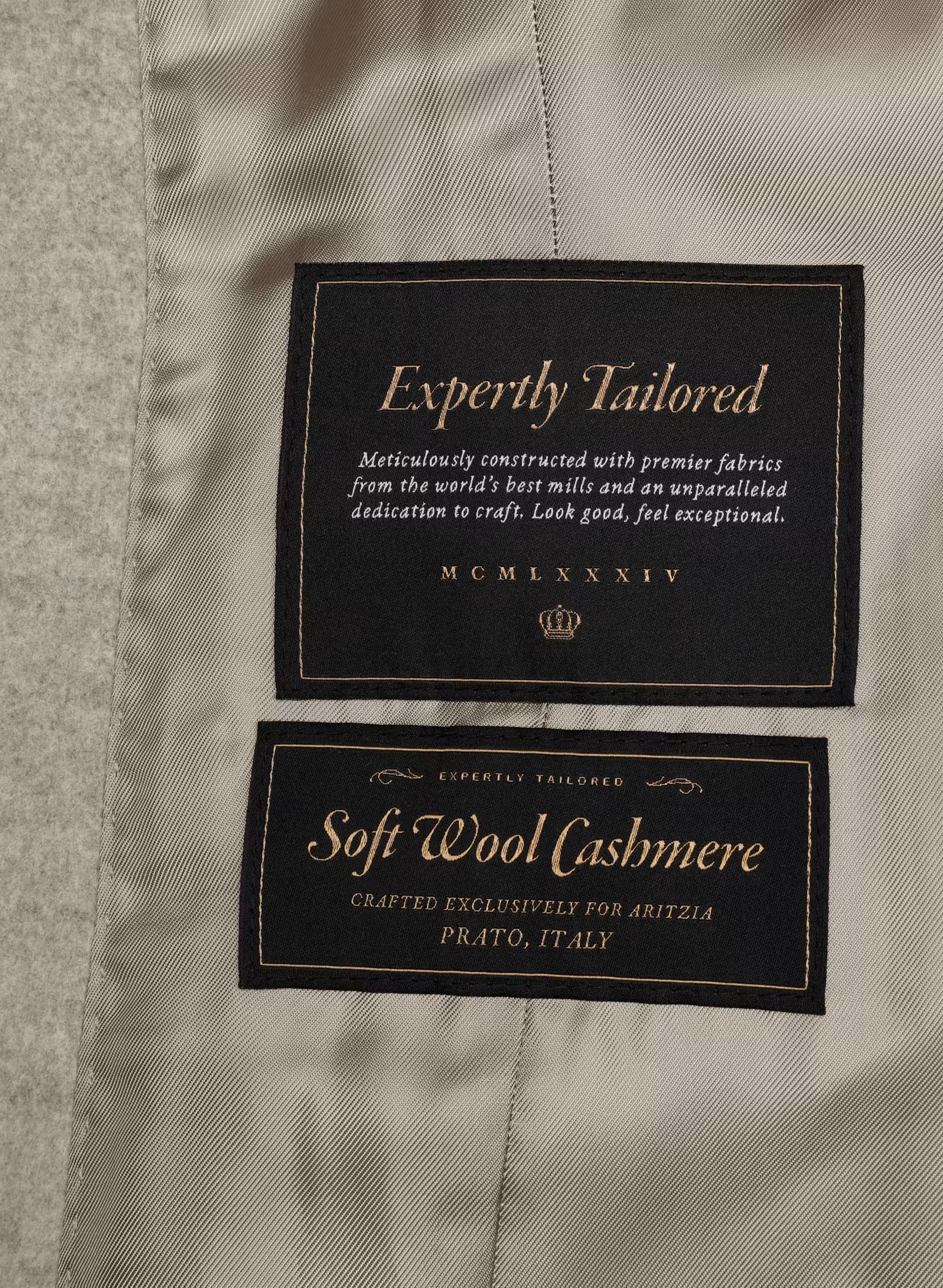 The Connor Coat - Soft Wool Cashmere - HEATHER MODERN TAUPE