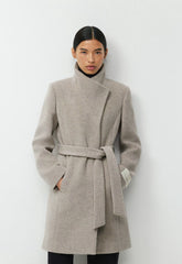 The Connor Coat - Soft Wool Cashmere - HEATHER MODERN TAUPE