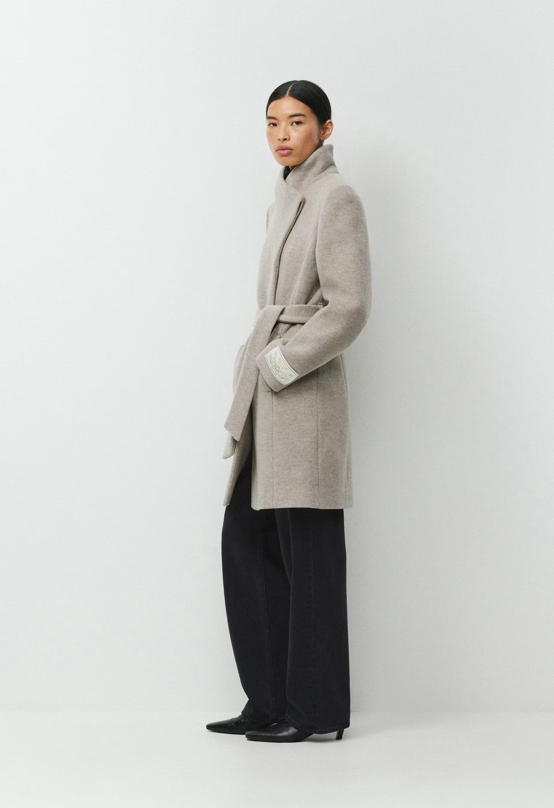 The Connor Coat - Soft Wool Cashmere - HEATHER MODERN TAUPE