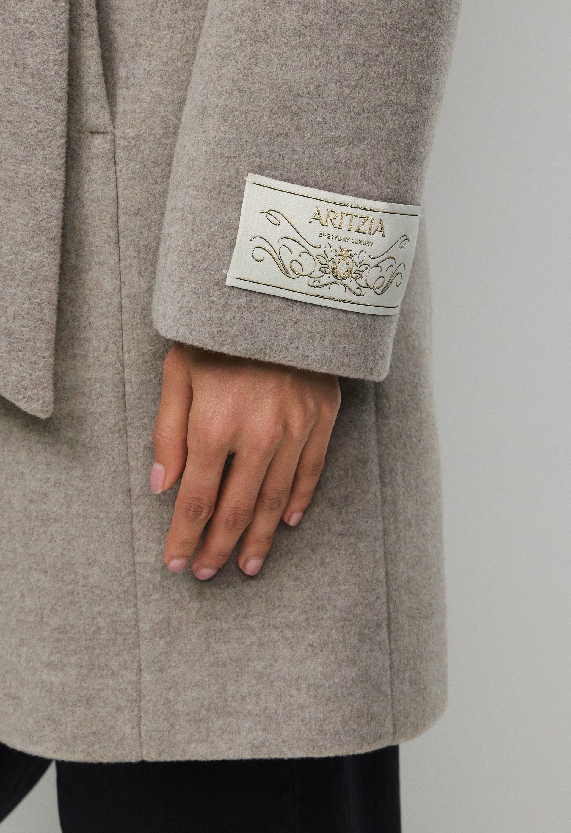The Connor Coat - Soft Wool Cashmere - HEATHER MODERN TAUPE