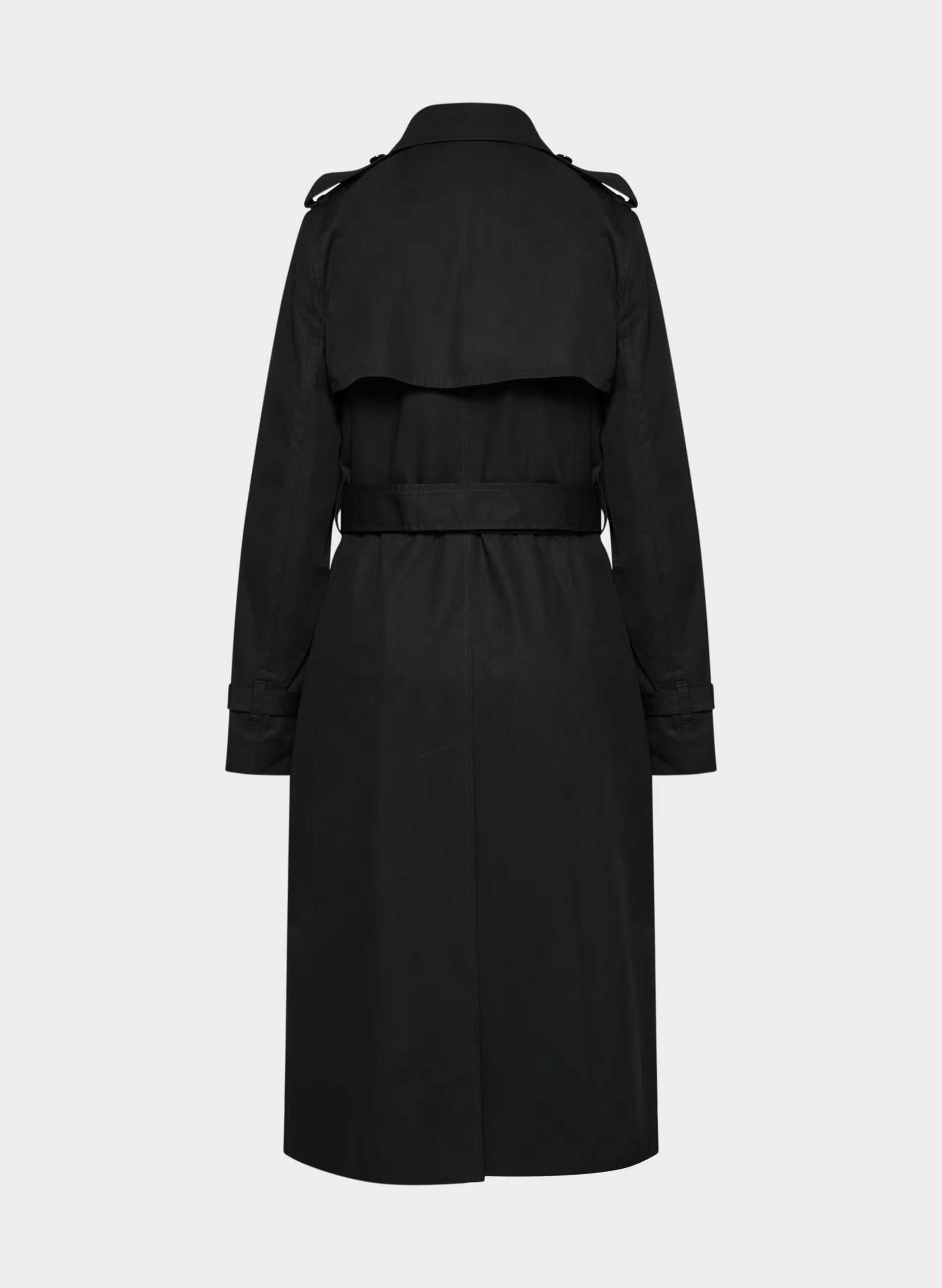 The Finch Trench Coat - City Twill - BLACK