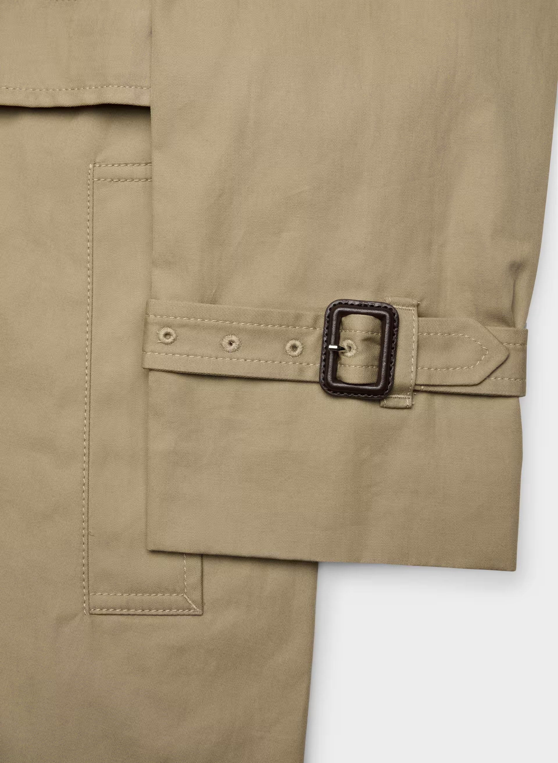 The Finch Trench Coat - City Twill - WICKER TAN