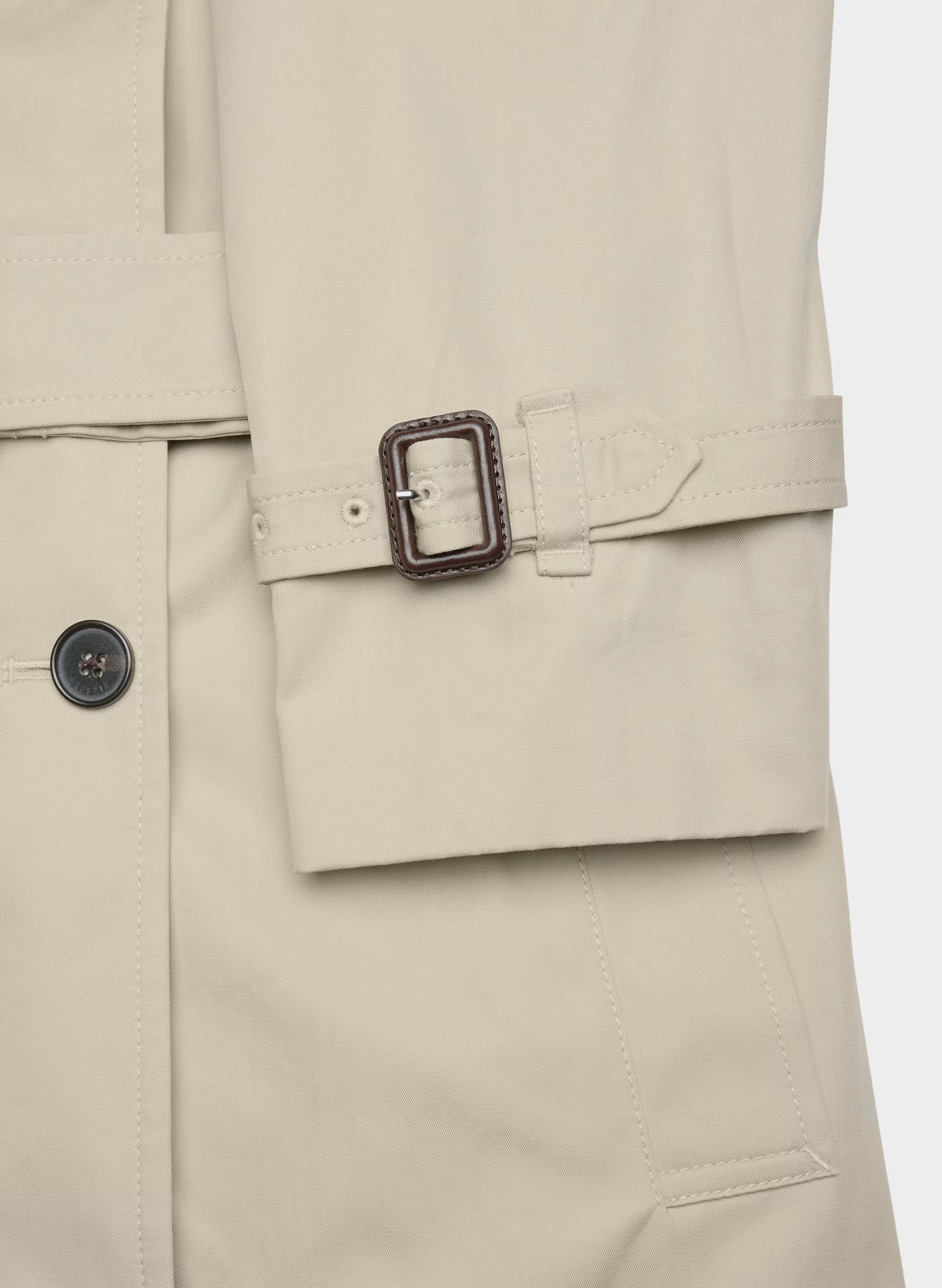 The Finch Trench Coat - City Twill - MARCONA BEIGE