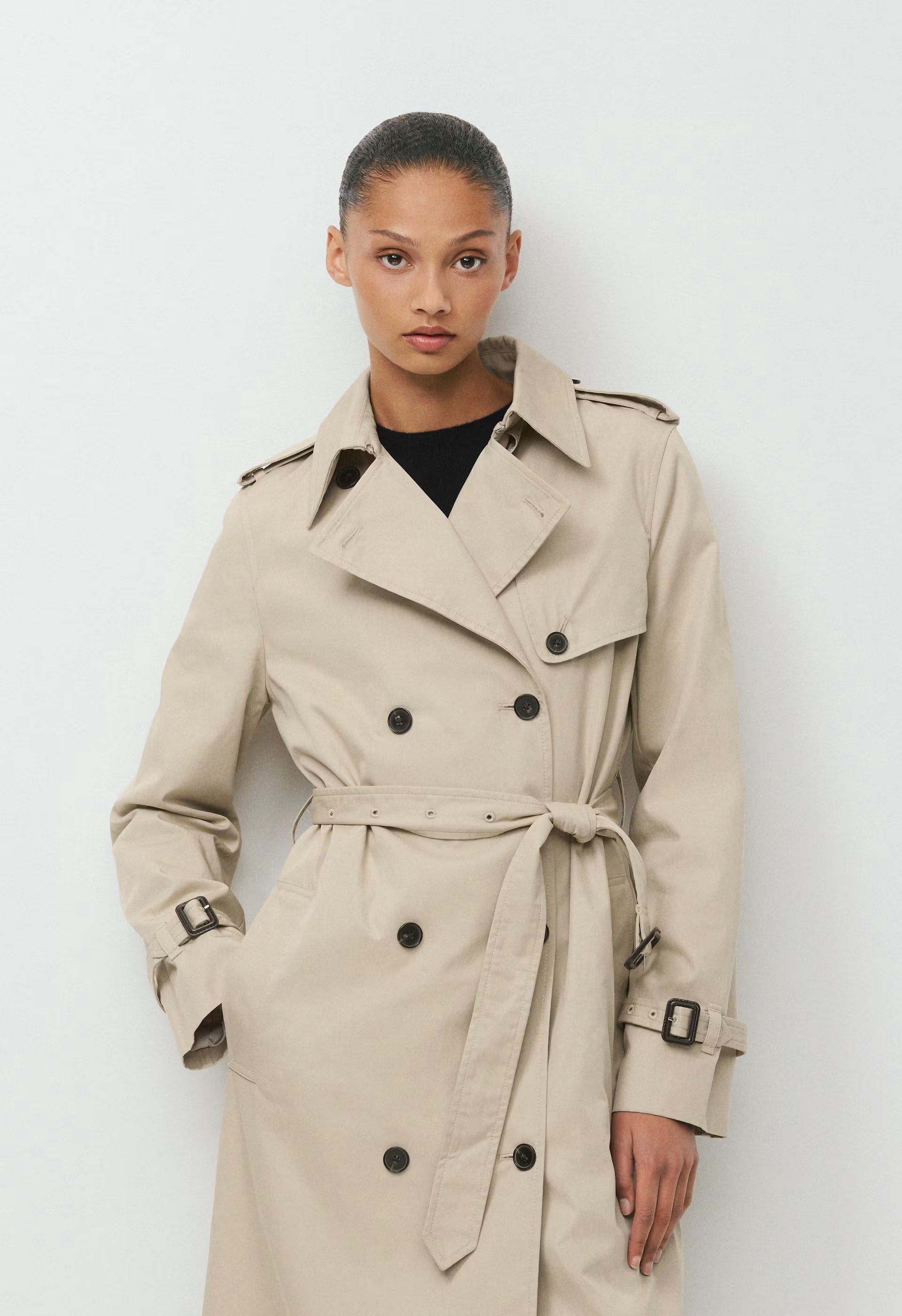 The Finch Trench Coat - City Twill - DARK OLIVE