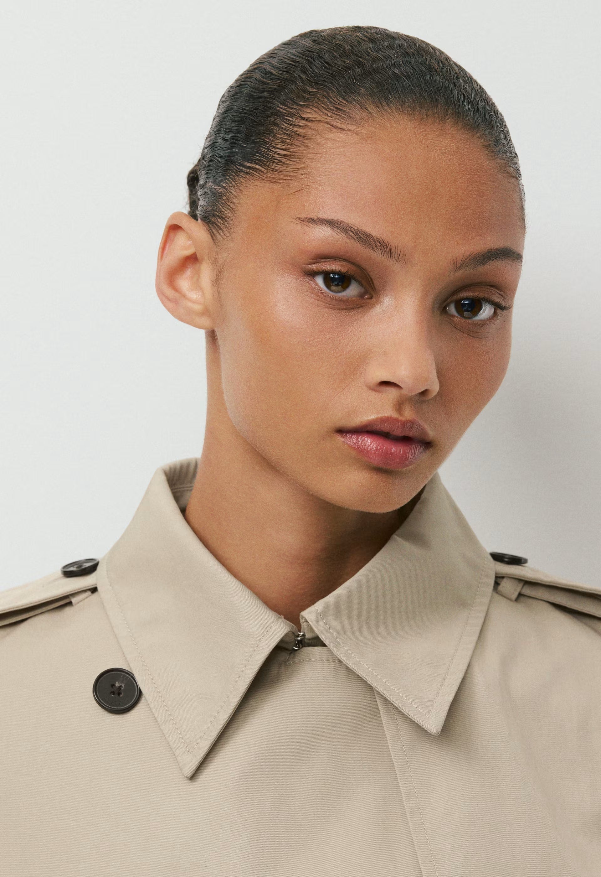 The Finch Trench Coat - City Twill - DARK OLIVE