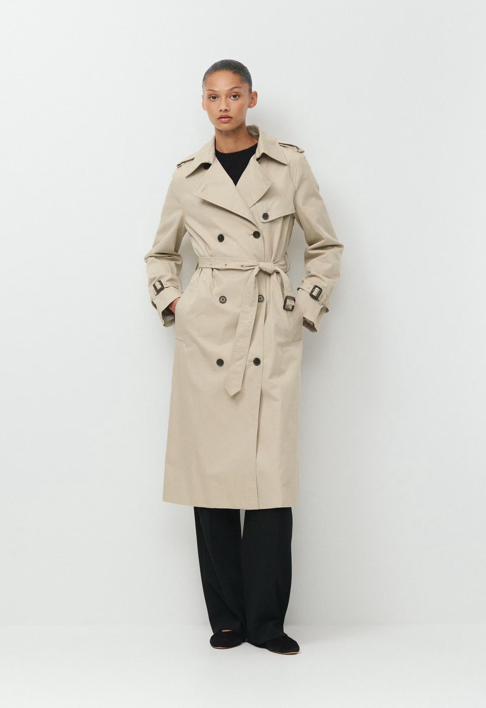 The Finch Trench Coat - City Twill - DARK OLIVE