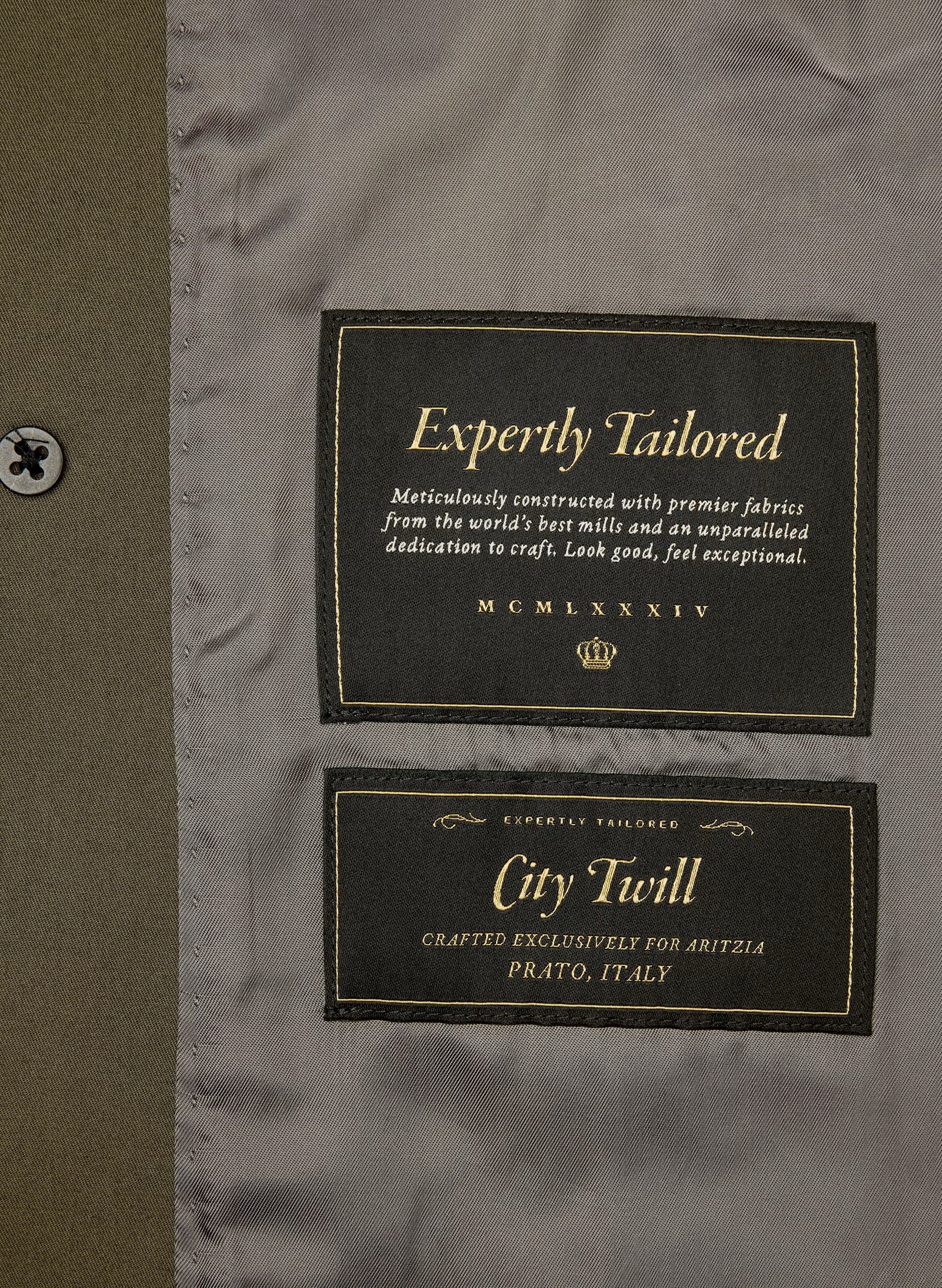 The Finch Trench Coat - City Twill - ATLAS OLIVE