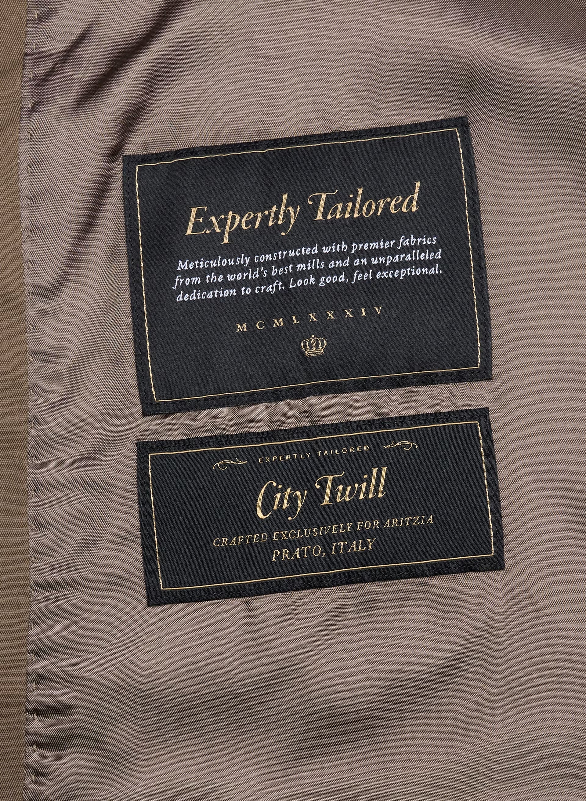 The Esquire Short Trench Coat - City Twill - FOLIO TAUPE