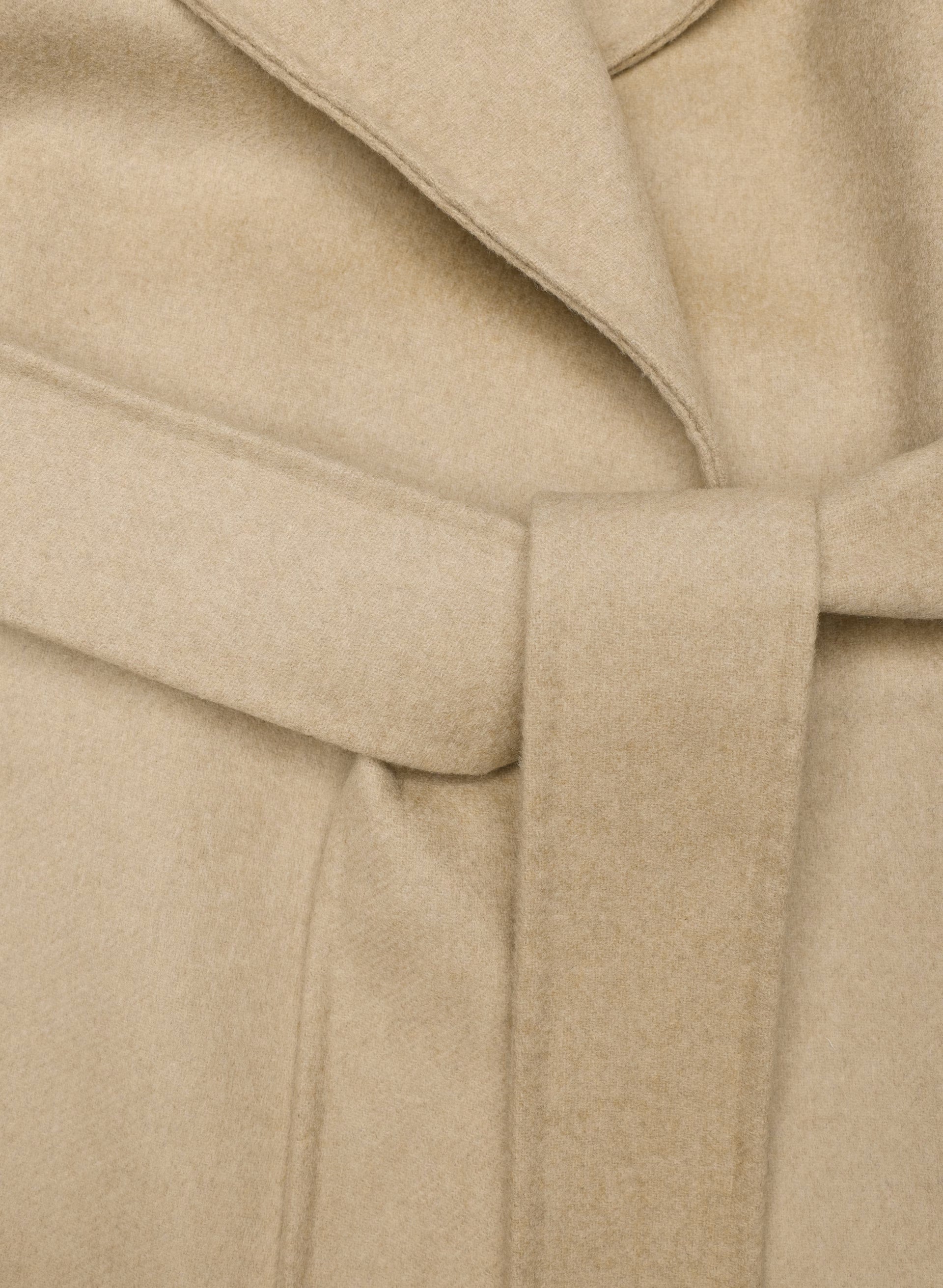 The Portfolio Double-Faced Coat - Luxe (Re)Wool - GOLD CAMEL