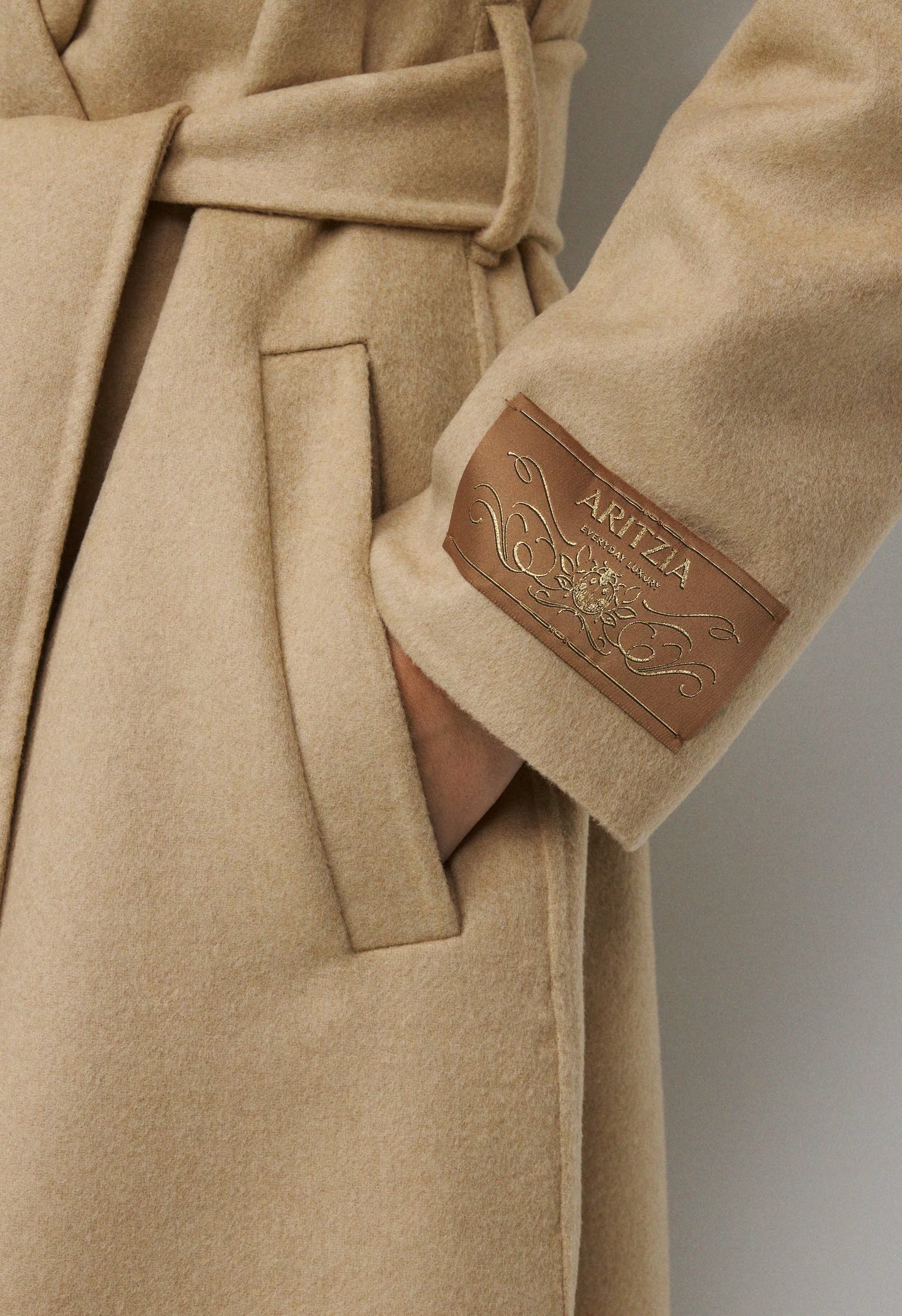 The Portfolio Double-Faced Coat - Luxe (Re)Wool - GOLD CAMEL