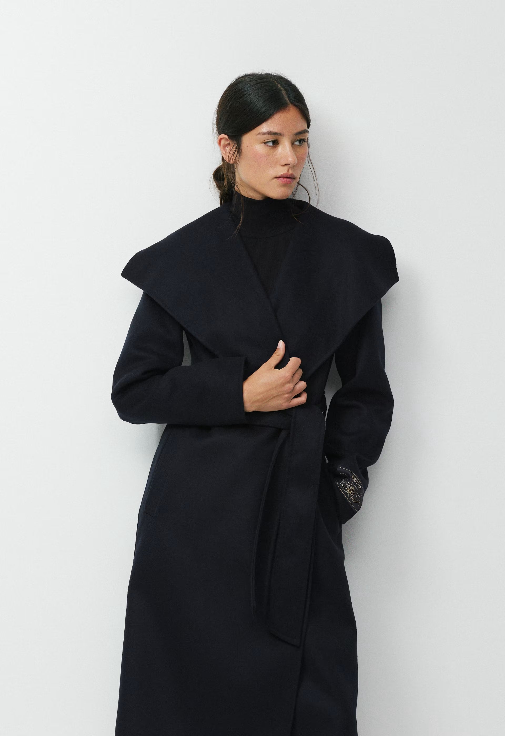 The Portfolio Double-Faced Coat - Luxe (Re)Wool - DARK NIGHT NAVY