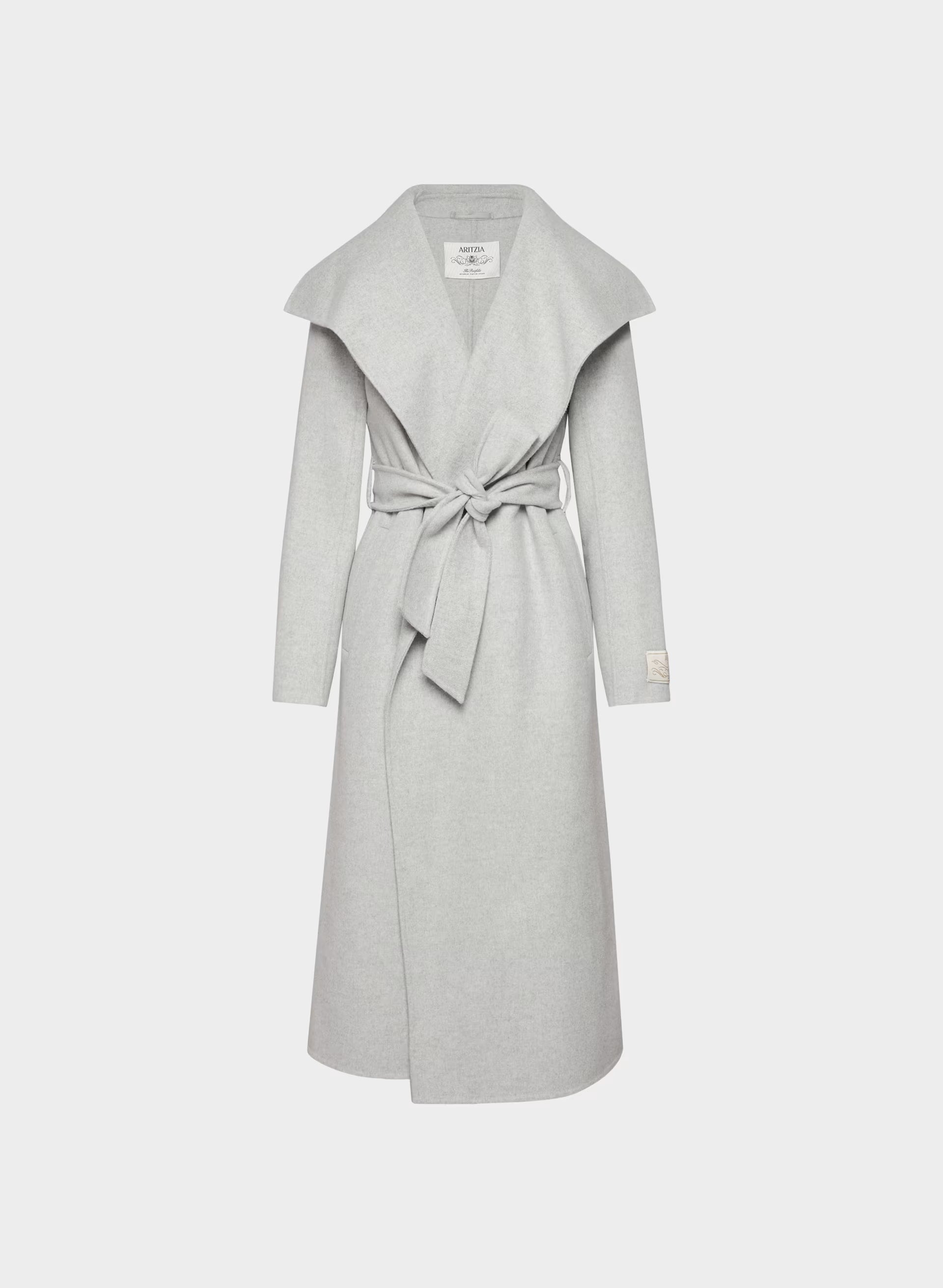 The Portfolio Double-Faced Coat - Luxe (Re)Wool - HEATHER CHROME