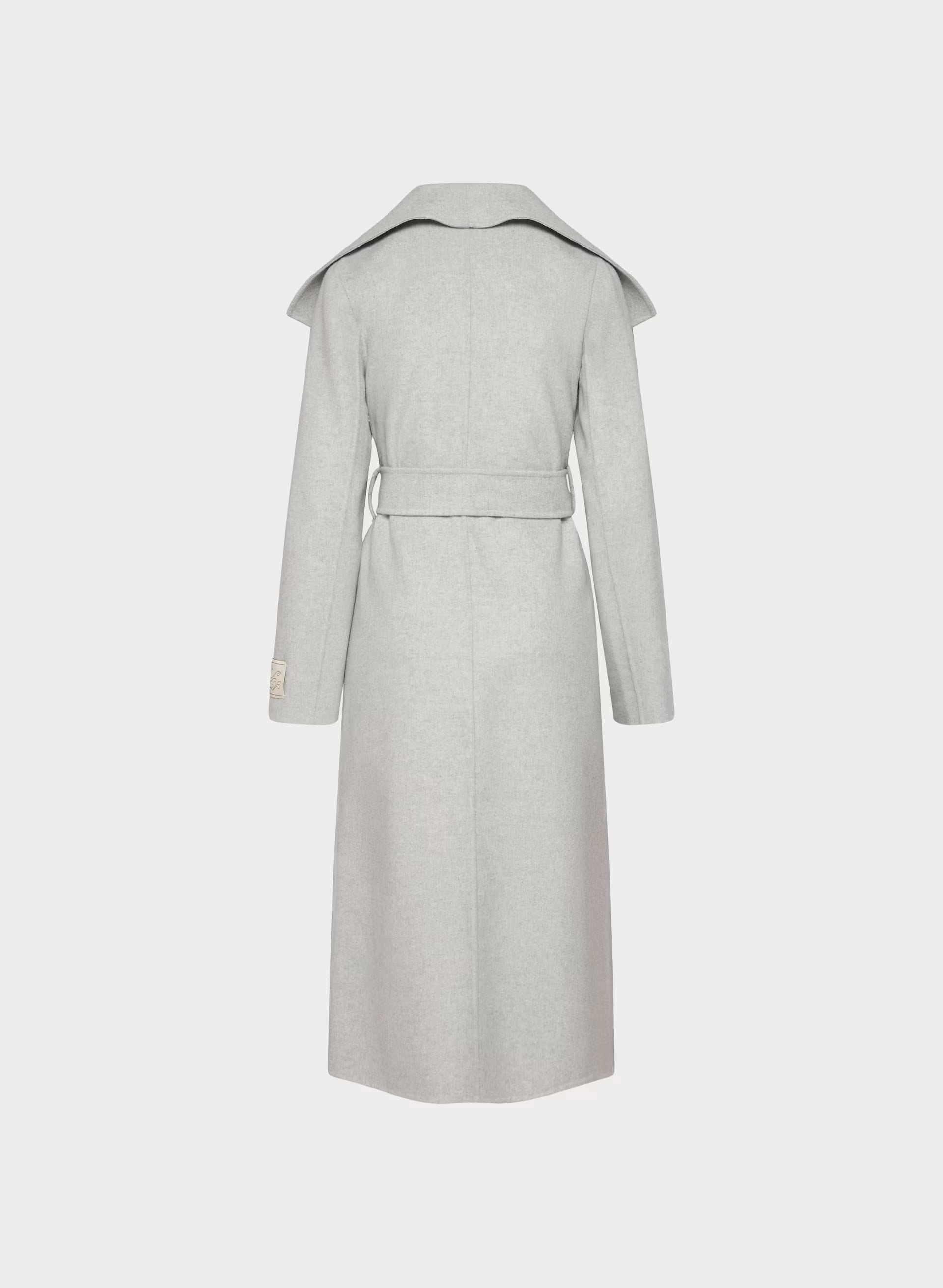 The Portfolio Double-Faced Coat - Luxe (Re)Wool - HEATHER CHROME