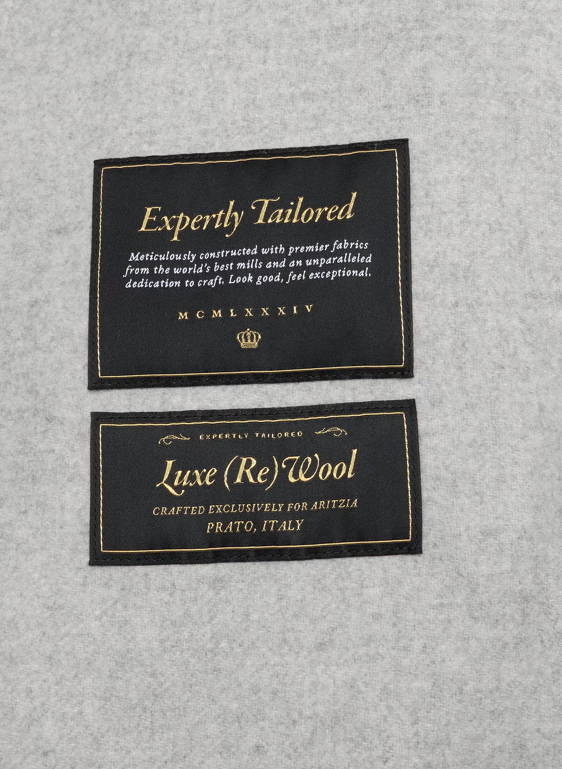 The Portfolio Double-Faced Coat - Luxe (Re)Wool - HEATHER CHROME