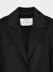 The Only Double-Faced Coat - Luxe (Re)Wool - BLACK
