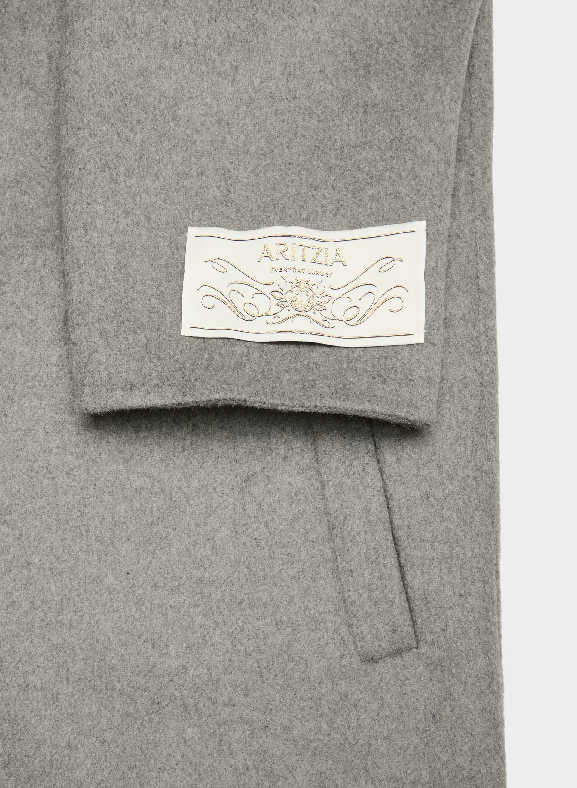 The Only Double-Faced Coat - Luxe (Re)Wool - HEATHER DARK TAUPE