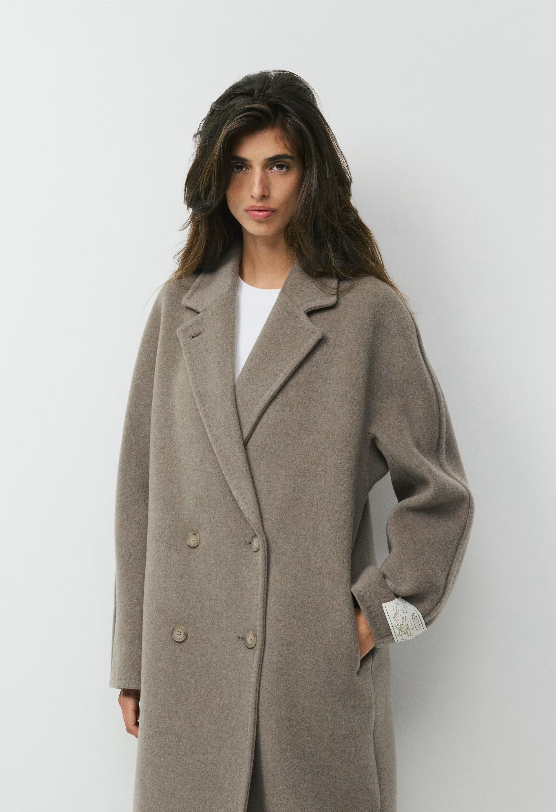 The Slouch™ Coat - Soft Wool Cashmere - BLACK