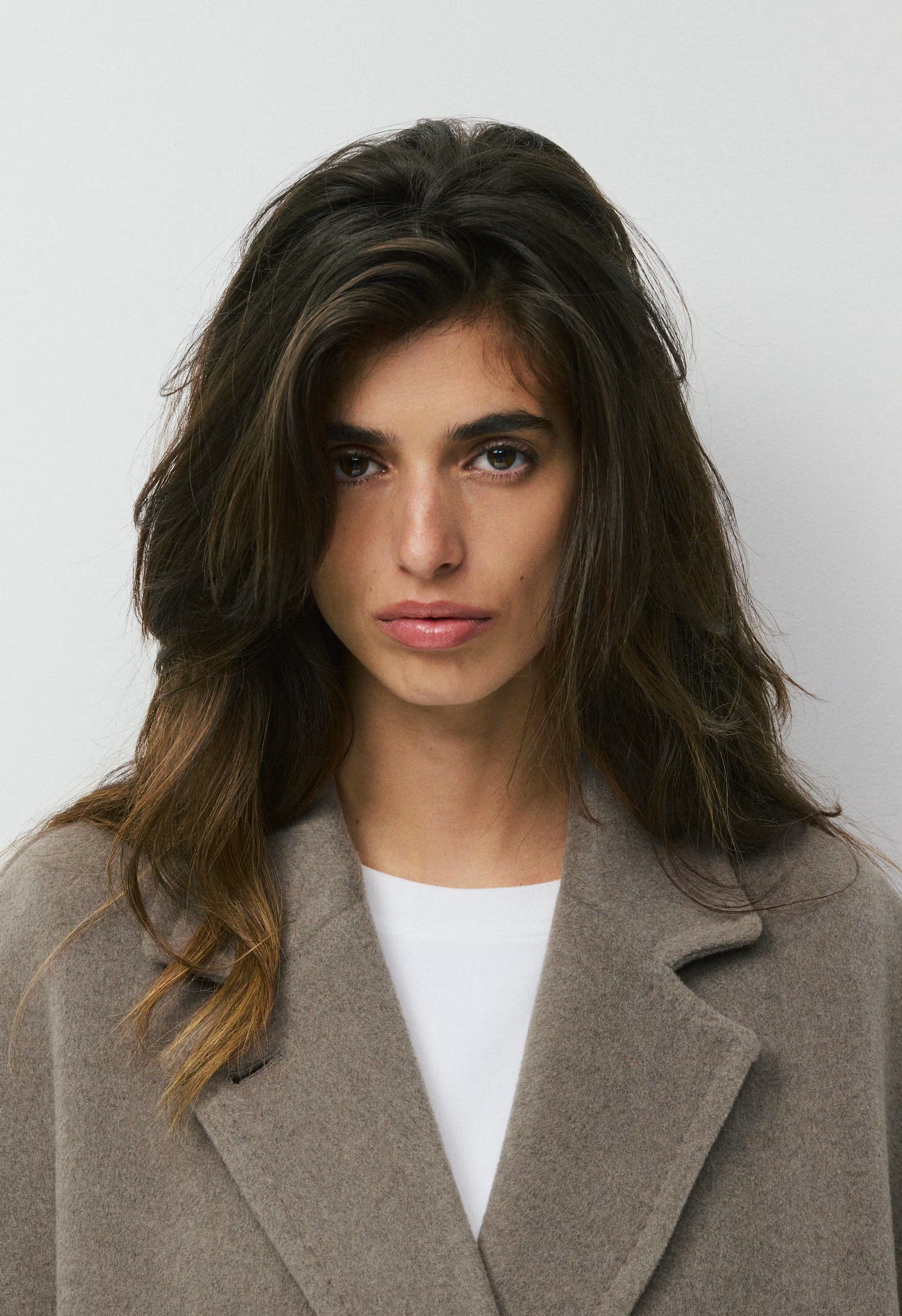 The Slouch™ Coat - Soft Wool Cashmere - HEATHER BLACK