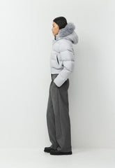The Super Chalet Puff™ - cliMATTE™ - CHRME GREY/MN DST GREY